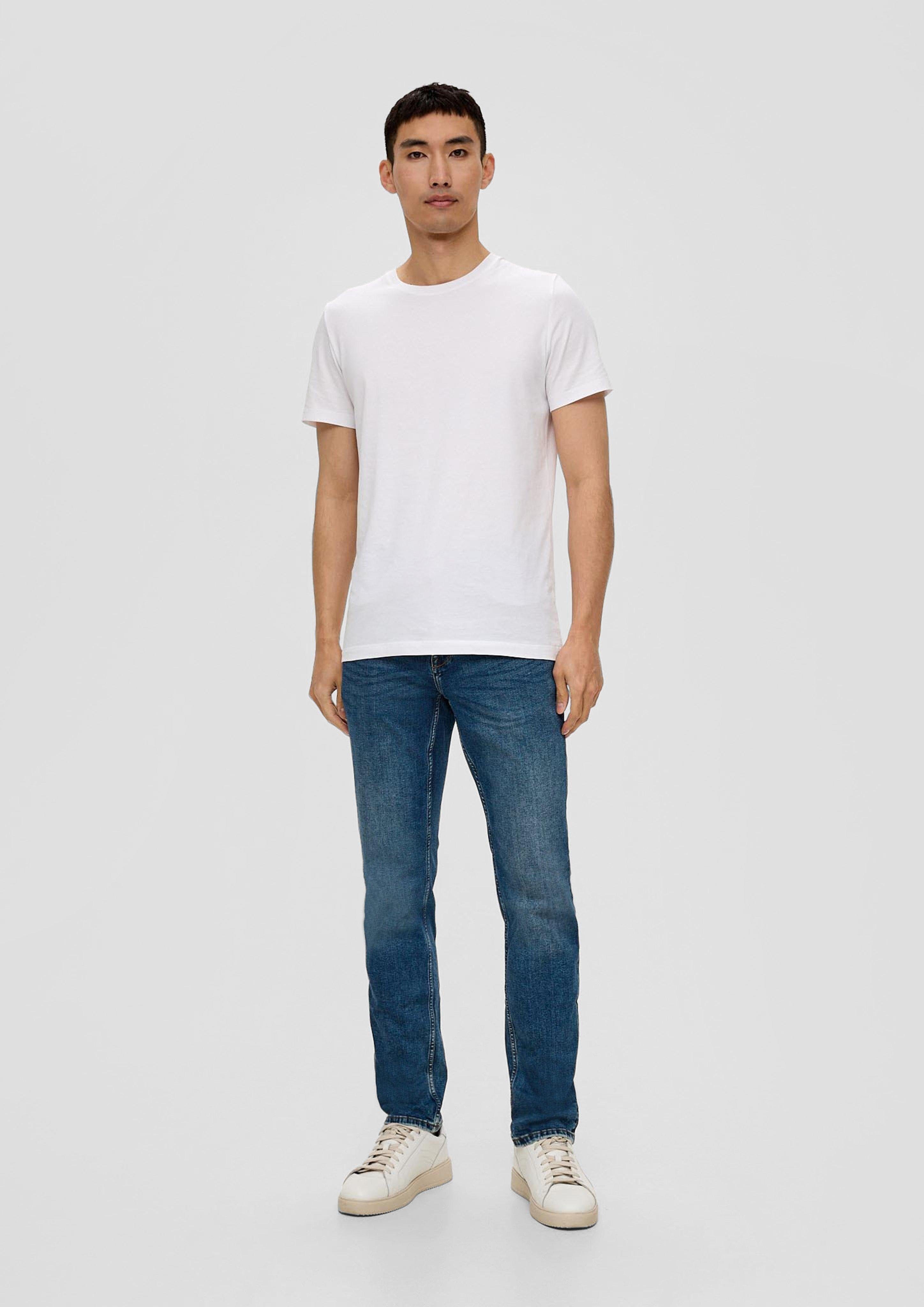 s.Oliver Stoffhose Jeans Nelio / Slim Fit / Mid Rise / Slim Leg / Hyperstre günstig online kaufen