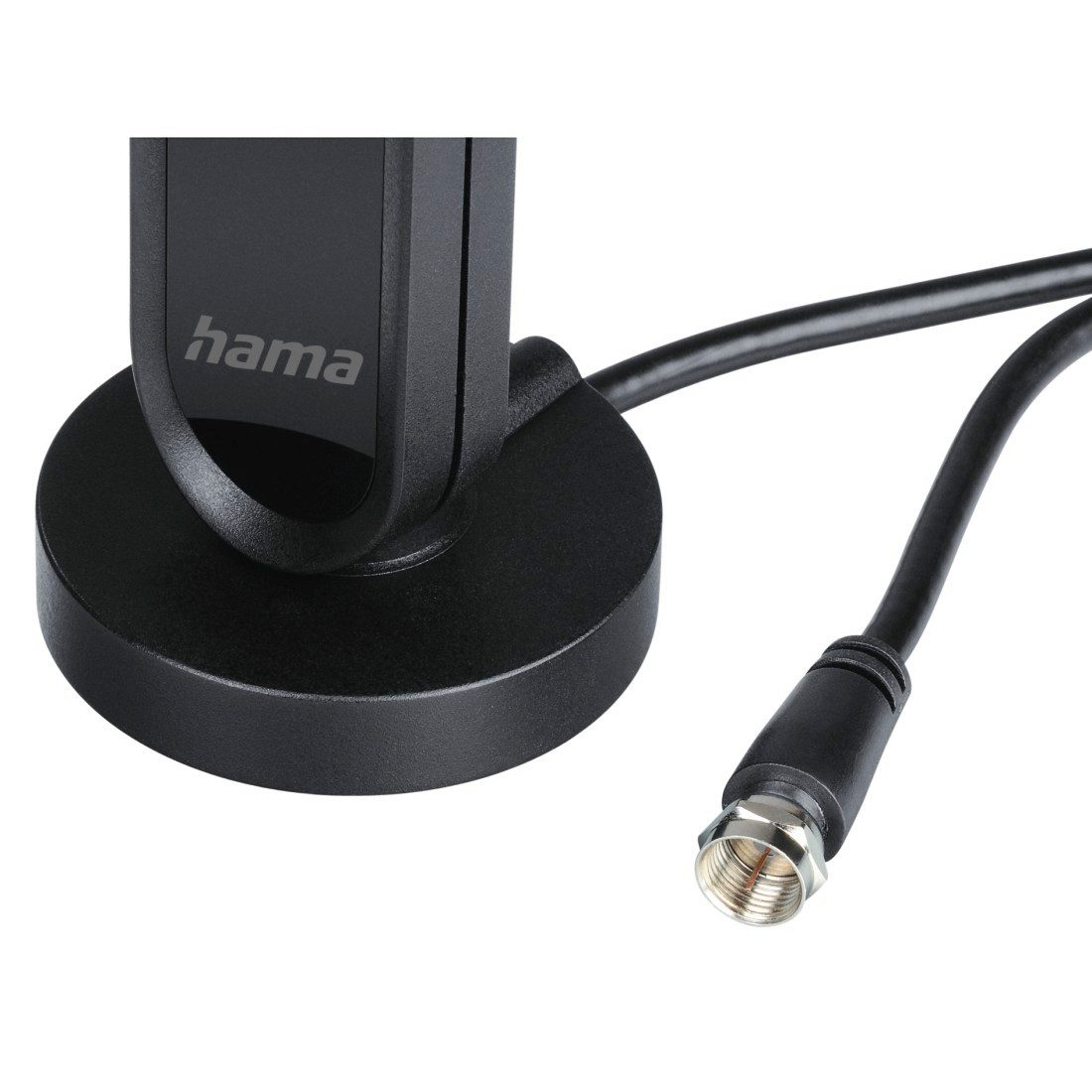 Hama Antenne für DAB+, DAB, UKW (aktiv, 30dB Verstärkung) Innenantenne (DAB+, für Innenbereich, Verstärkung: 30 dB), Zimmerantenne