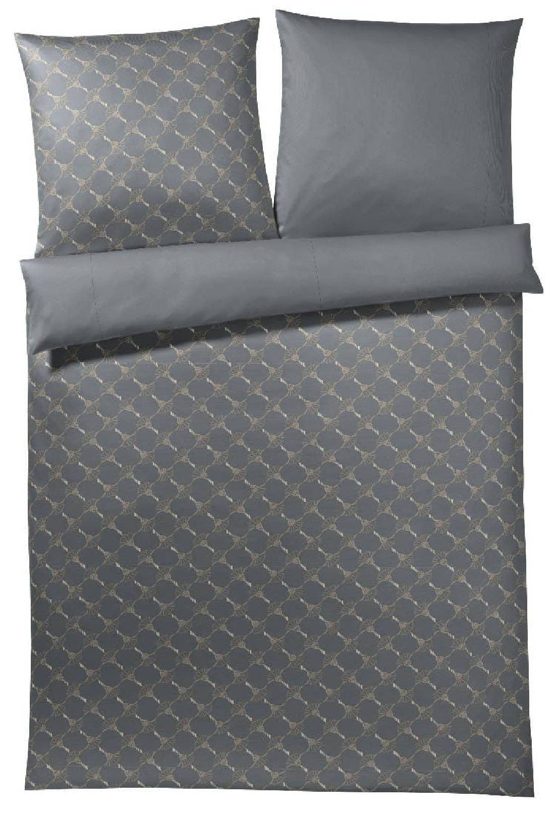 JOOP! Bettwäsche Cornflower Gradiant, 100% Baumwolle in samtweicher Mako Satin Qualität