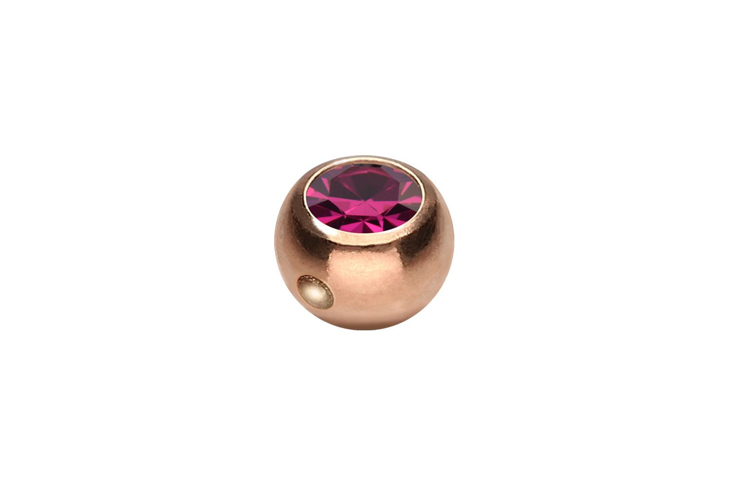 PIERCINGLINE Piercing-Set Chirurgenstahl Klemmkugel KRISTALL (Klemm-Aufsätze, 1-tlg)