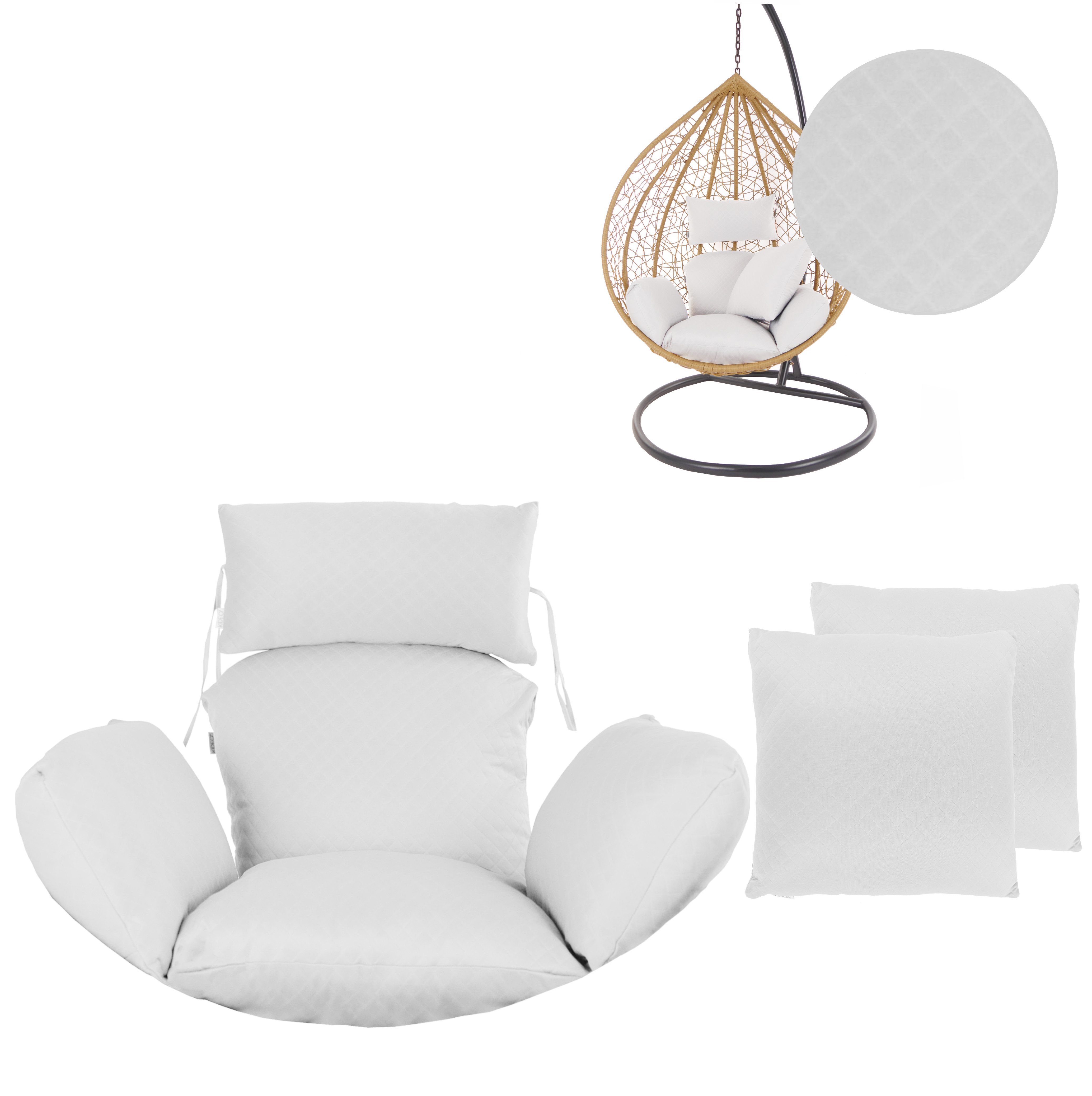 KIDEO Sitzkissen Rautenkissen Diamond Pattern, 4-teiliges Kissenset für Hän günstig online kaufen