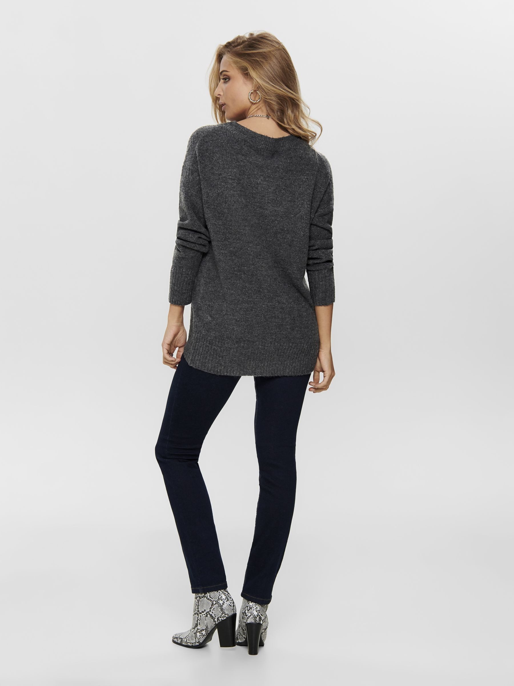 ONLY Strickpullover Warmer Strick Lockerer Stretch günstig online kaufen