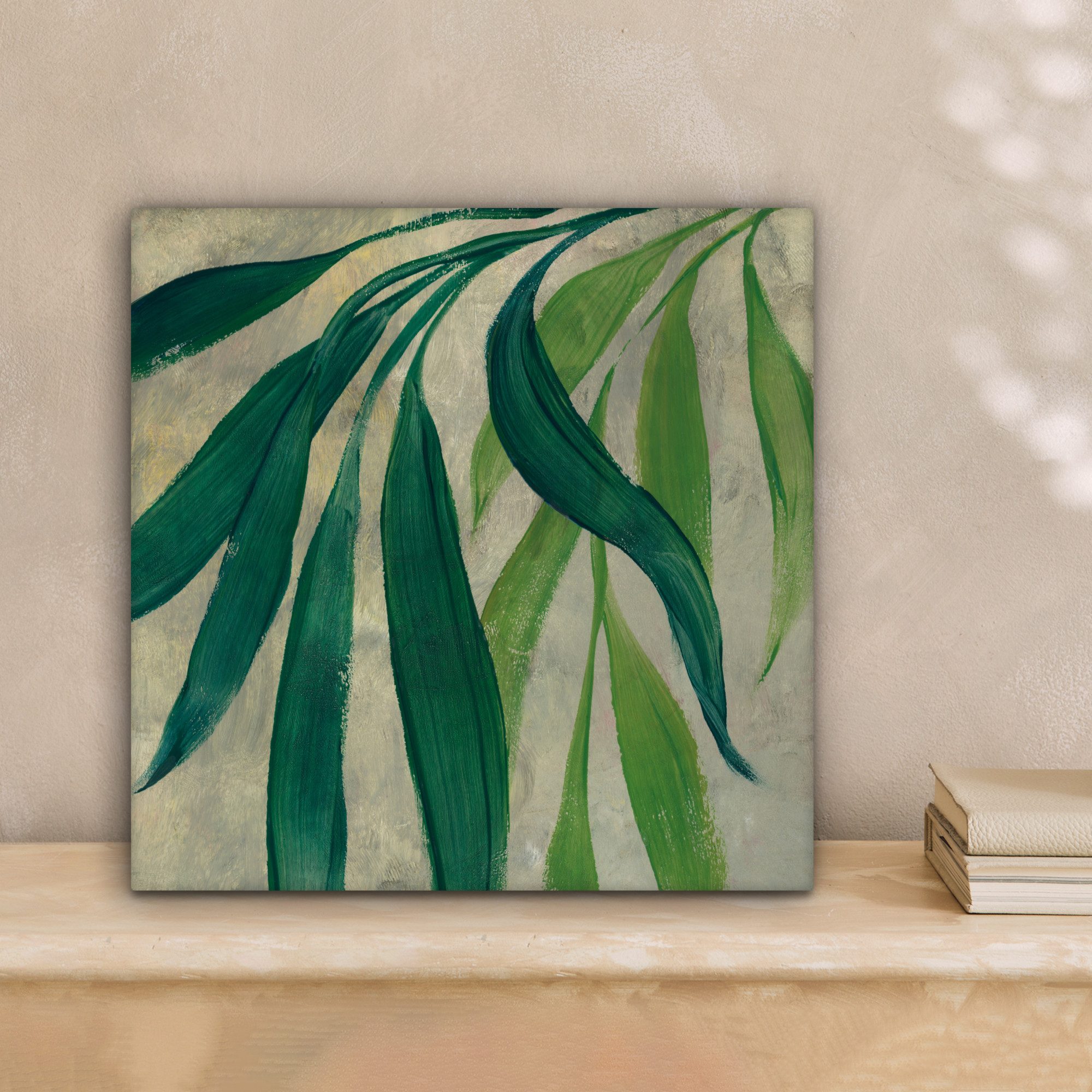 OneMillionCanvasses® Leinwandbild Blätter - Grün - günstig online kaufen