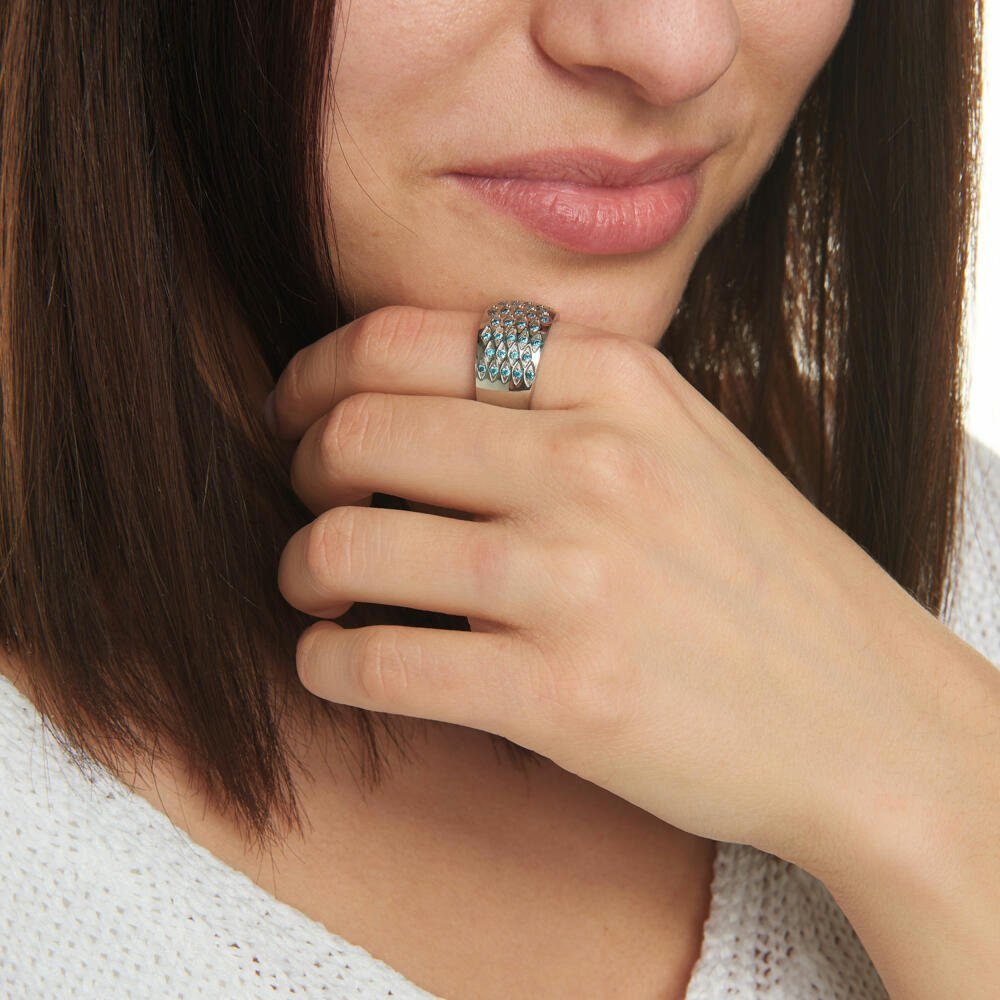 LEONARDO Fingerring Rombo Ring 18 Fingerring Finger Schmuck Edelstahl