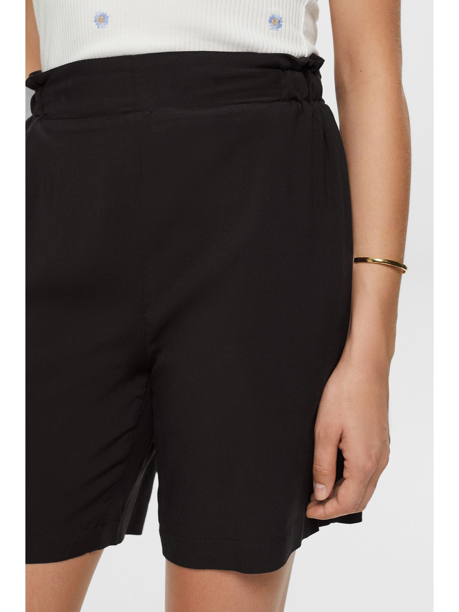 Shorts BLACK Pull-on-Shorts Esprit (1-tlg)