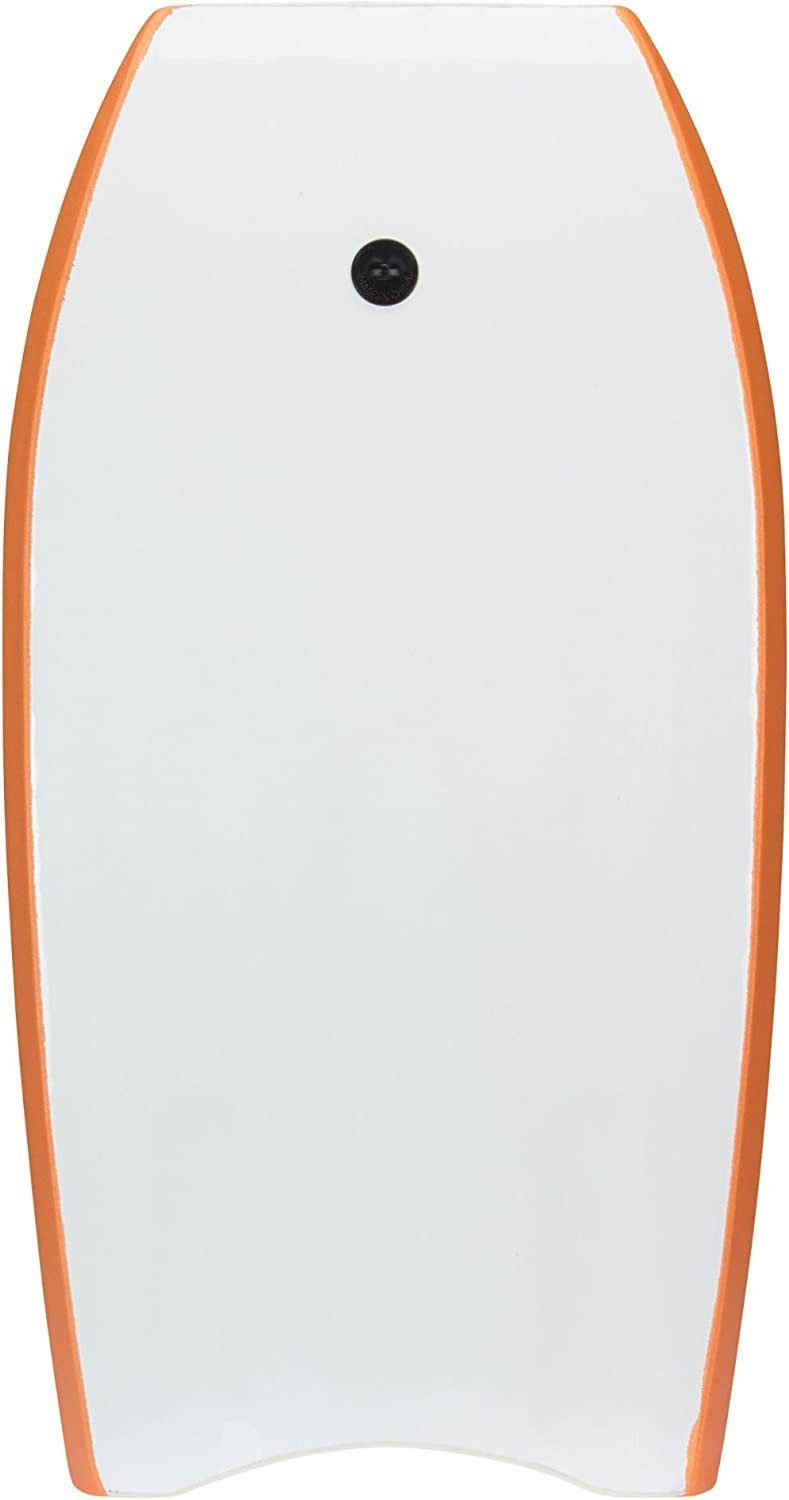 Slick-Board Waimea weiß/orange/pink für (1 bis Erwachsene tlg) Bodyboard Kinder und 90 Schwimmhilfe kg,