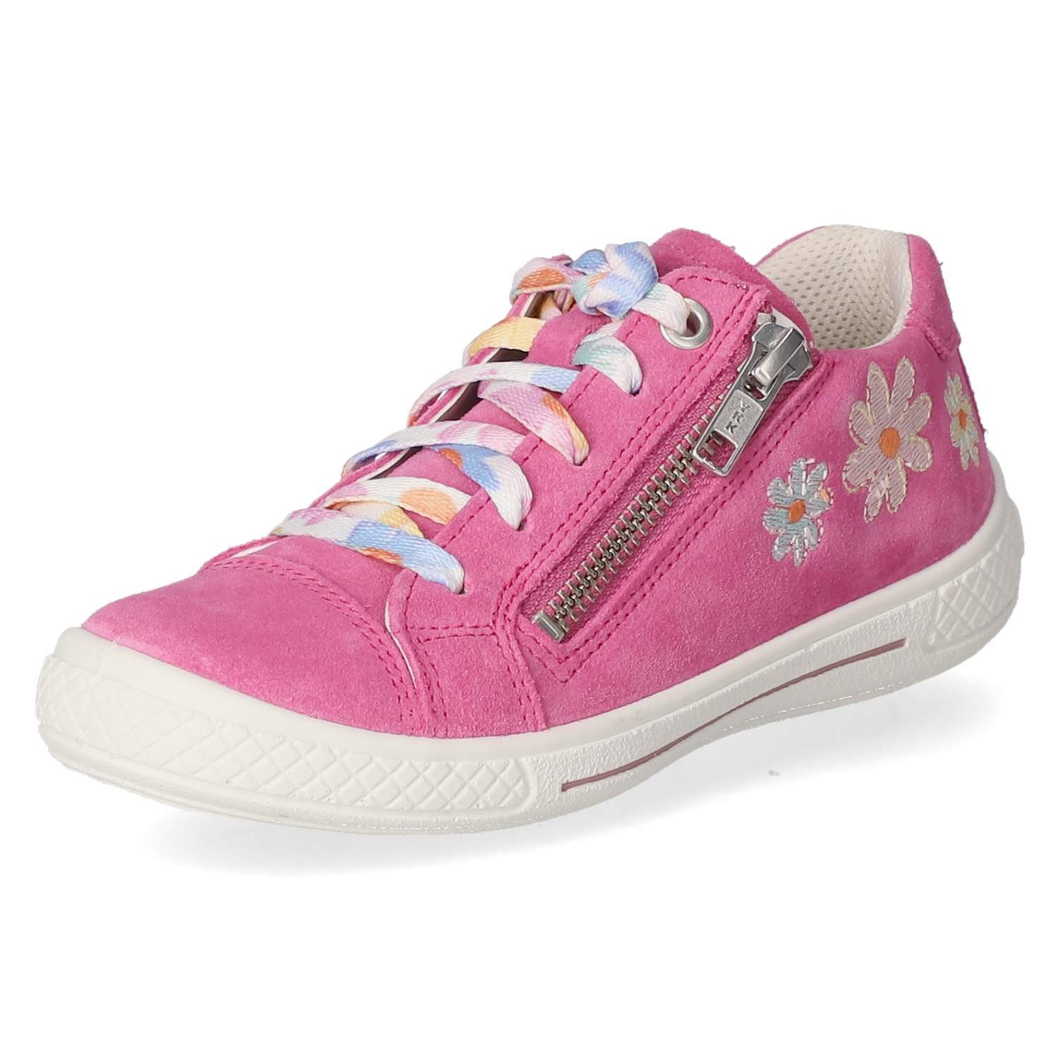Superfit Superfit 1-000093-5510 Mädchen Rauleder pink Schnürschuh