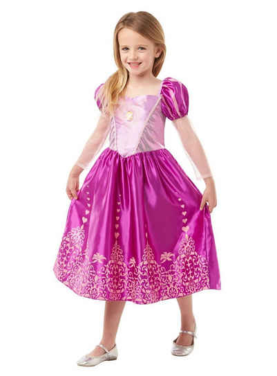 Rubie´s Kostüm Disney Prinzessin Rapunzel Glitzer Kinderkostüm, Werde zur Disney Princess mit jeder Menge Glitter!