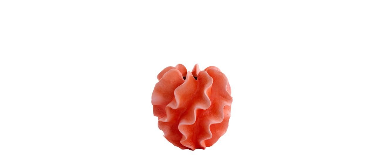 Dekovase Sharuna Vase Farbe koralle