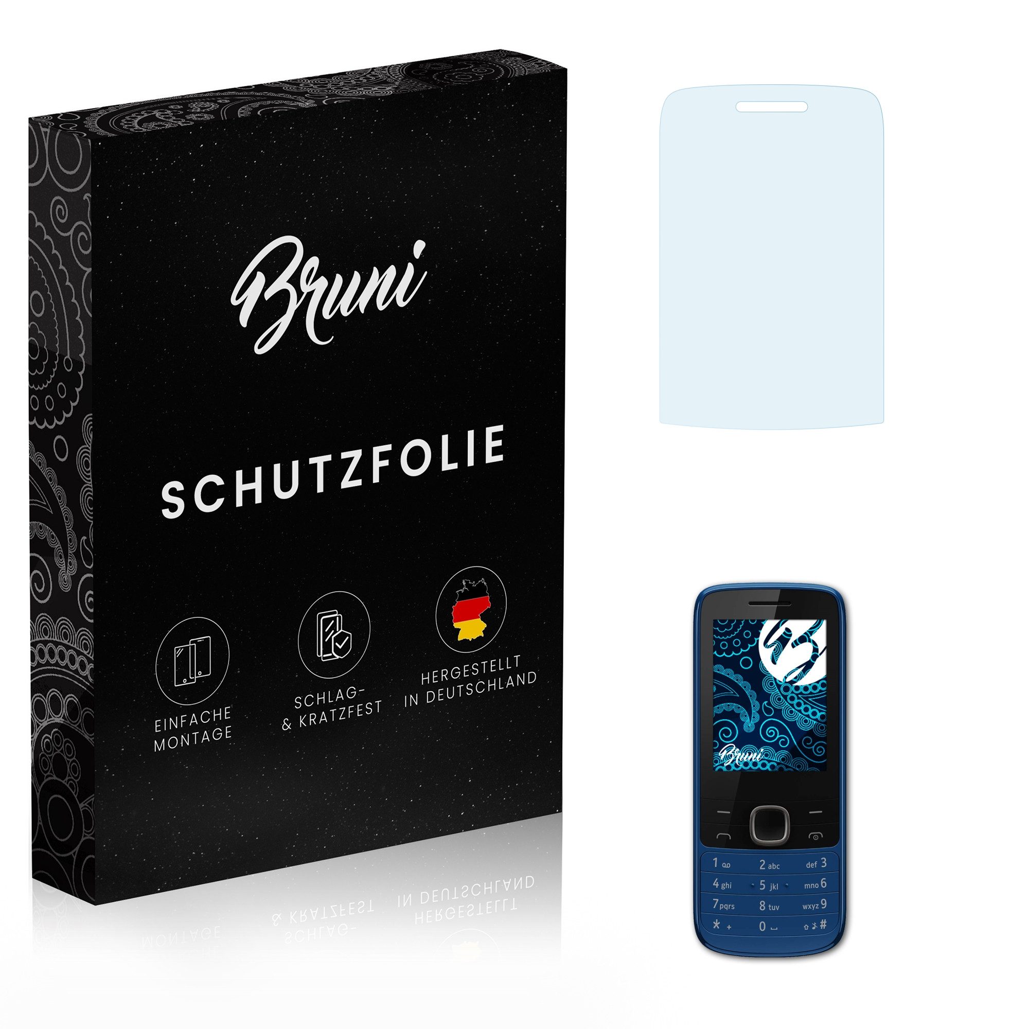 Schutzfolie Glasklare Displayschutzfolie für Nokia 225 4G