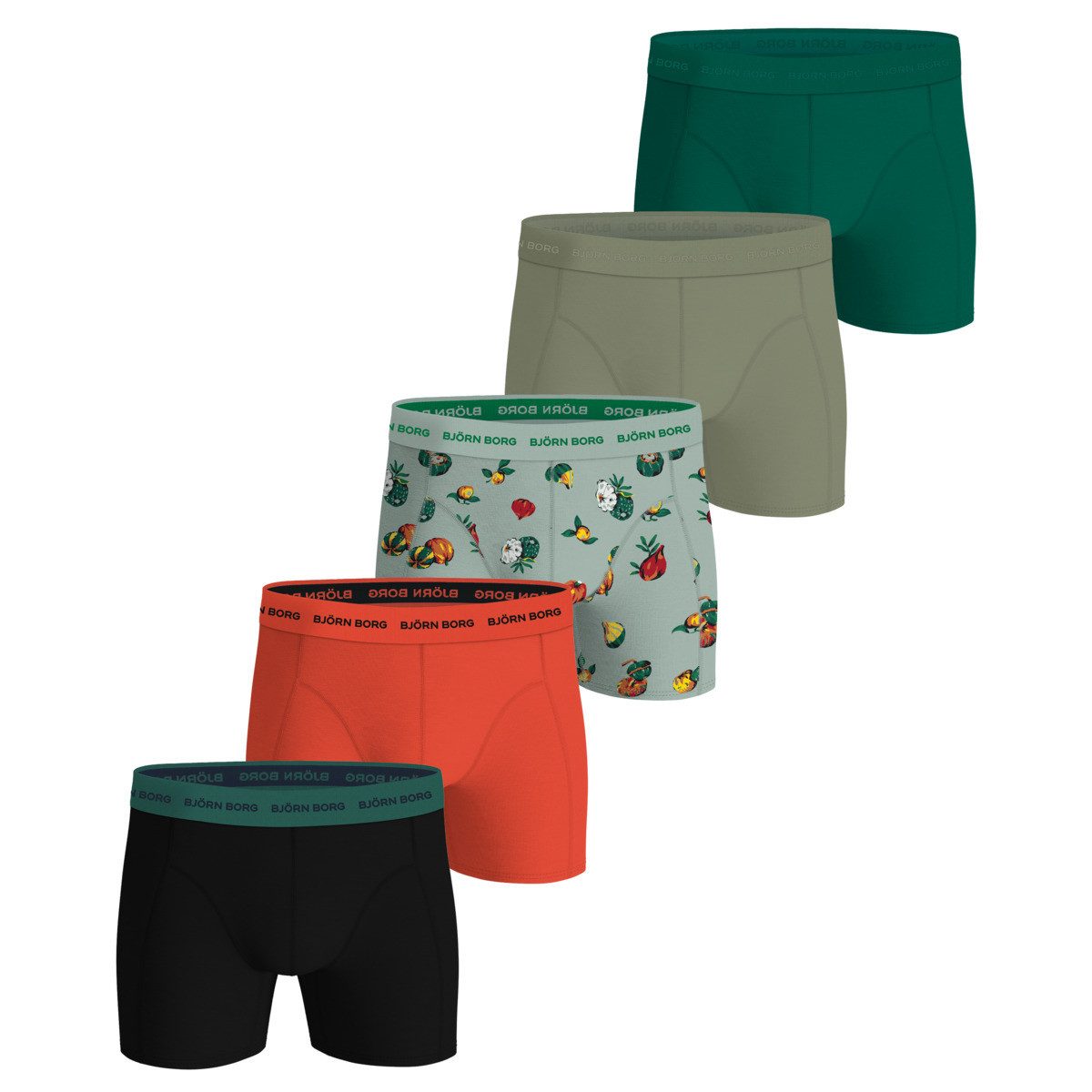 Boxershorts Cotton Stretch Boxer 5er Pack Herren
