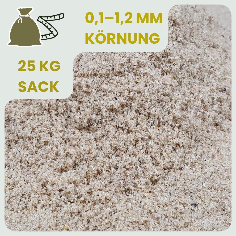 GarPet Rasensand Quarzsand Pflanzen Rasensand 25Kg Wurzelaktivator Quarzsan günstig online kaufen