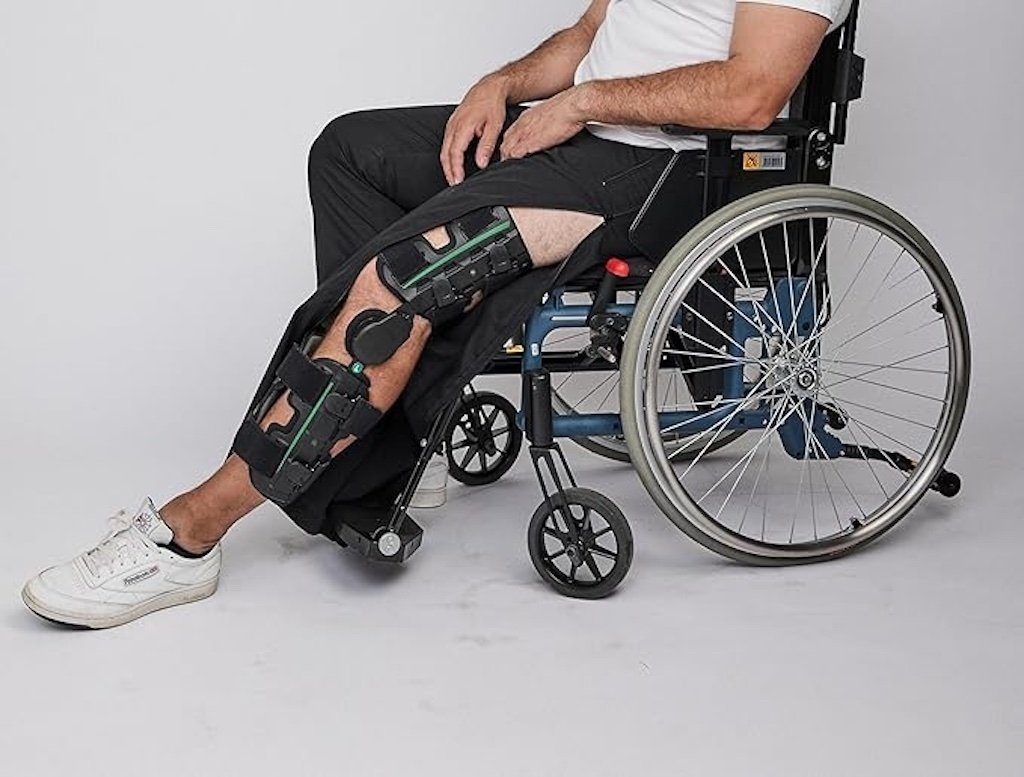 Dobsom Trainingshose Reha I OP Hose Damen I Herren I mit seitlichen Reißverschlüssen