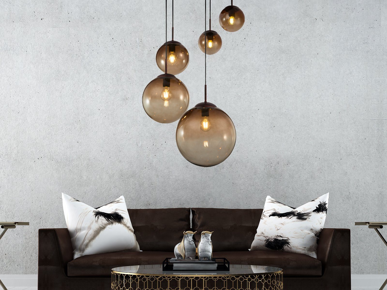 GLOBO LIGHTING LED Pendelleuchte, LED wechselbar, günstig online kaufen