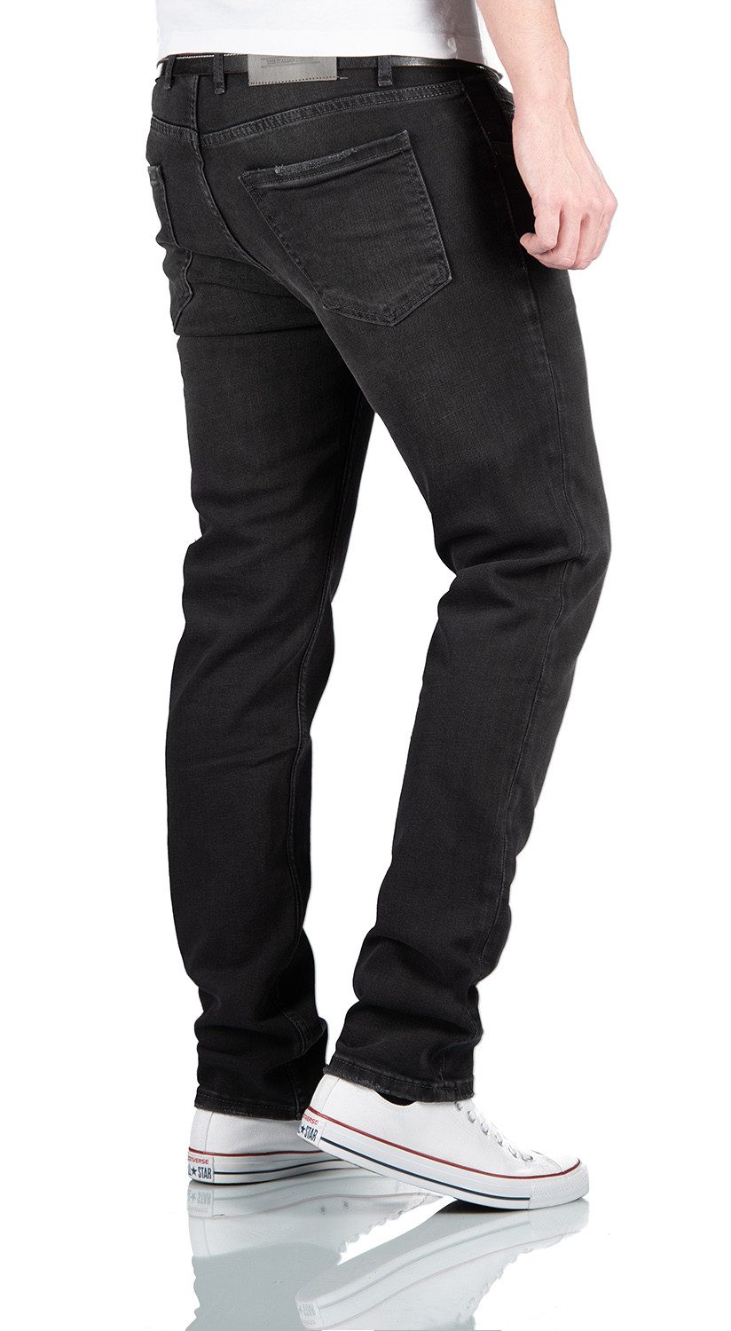 Alessandro Salvarini Straight-Jeans Herren Jeans Regular Fit mit Stretch – Klassische Denim Hose Zeitlose Herren Jeans im 5-Pocket-Style