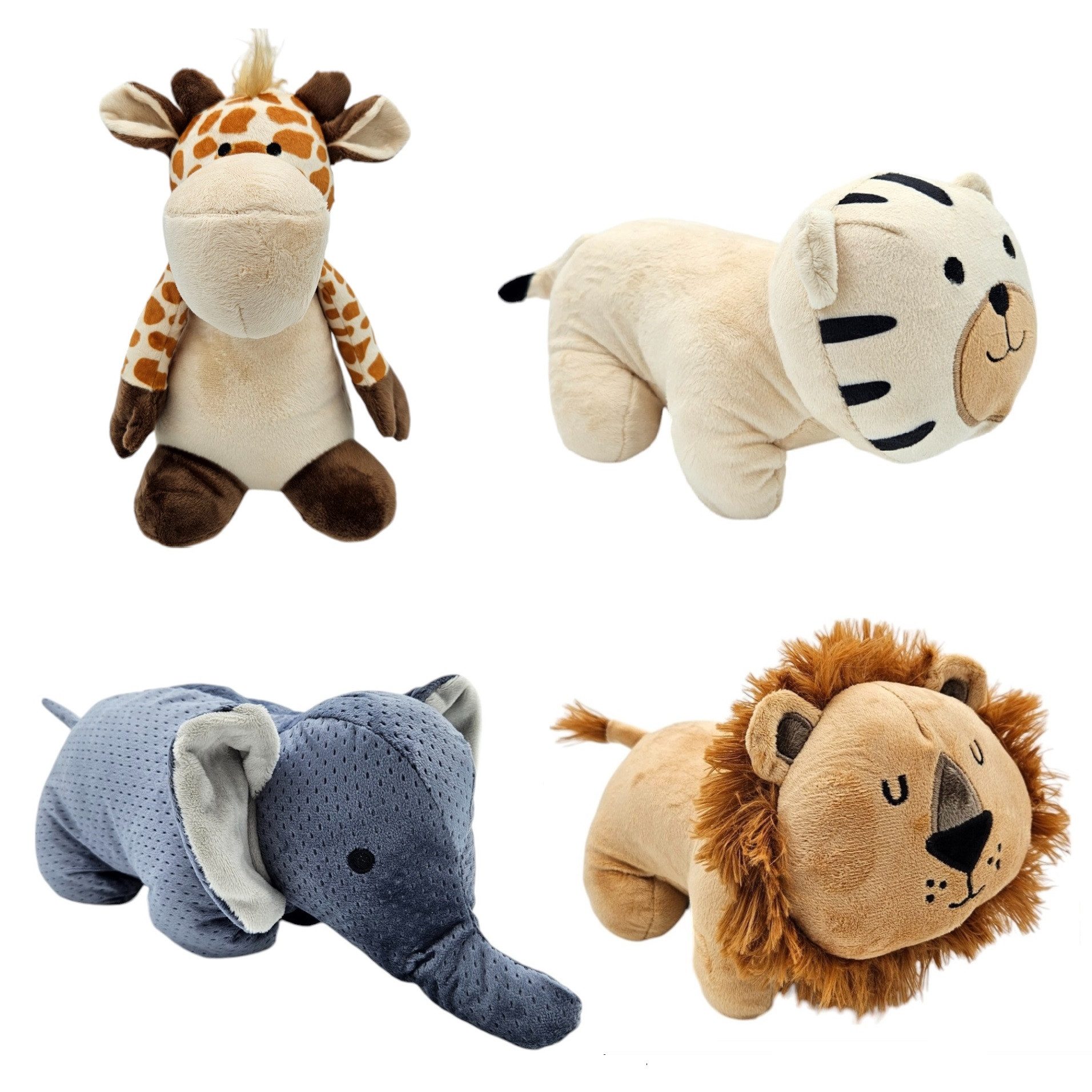 Meinposten Türstopper Giraffe Löwe Elefant Tiger Tiere Türpuffer Creme Brau günstig online kaufen