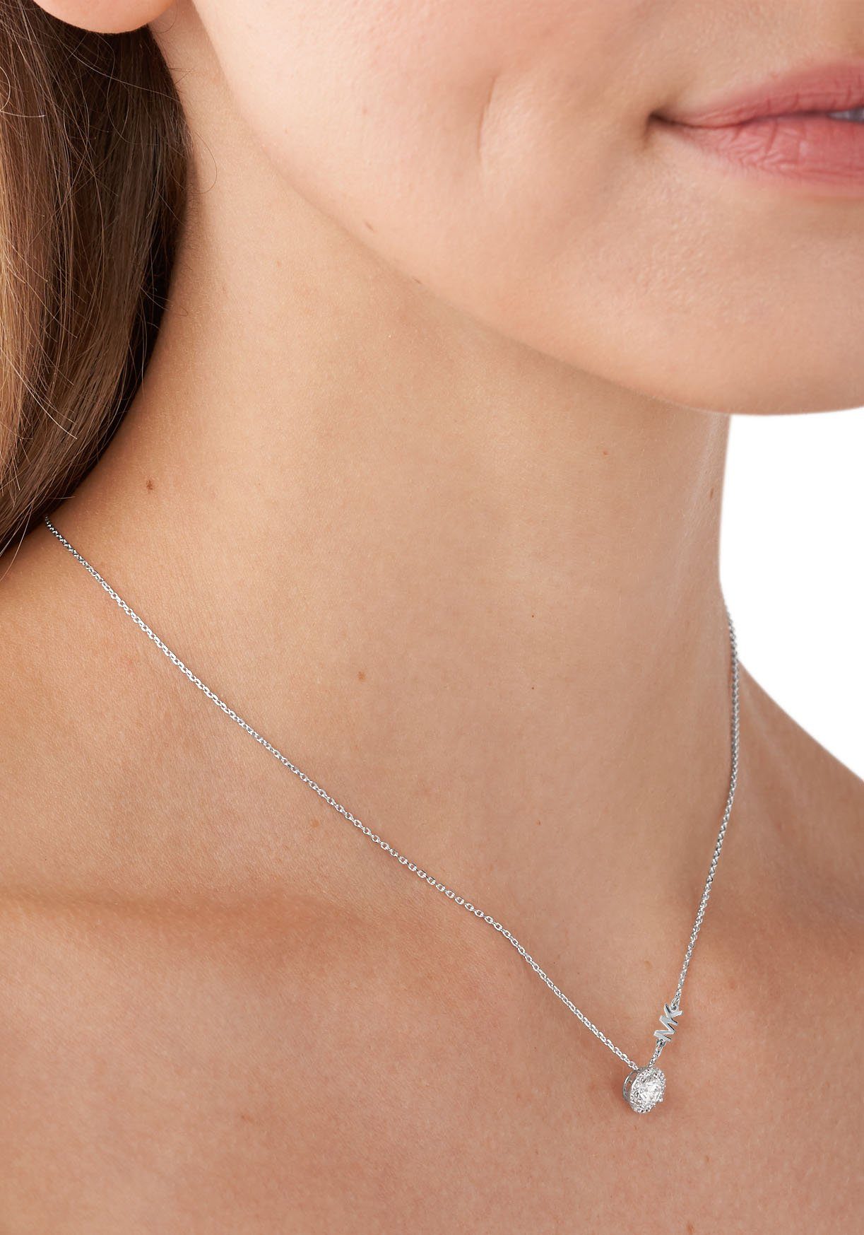 MICHAEL KORS Kette mit Anhänger Schmuck Geschenk Silber 925 Halsschmuck PRE günstig online kaufen