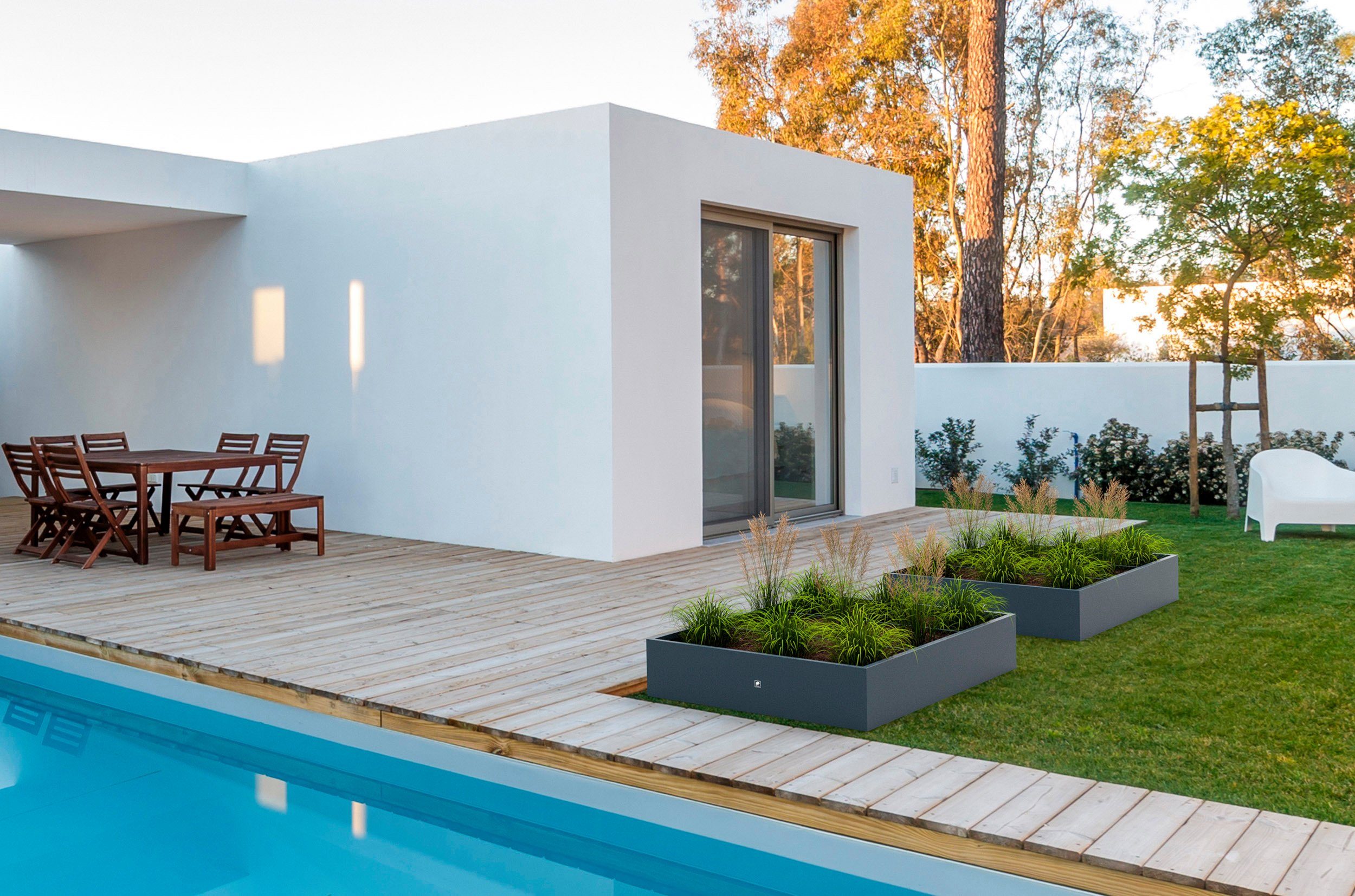 Herstera Garden Hochbeet HG08979802, 375 l, BxTxH: 150x100x25 cm