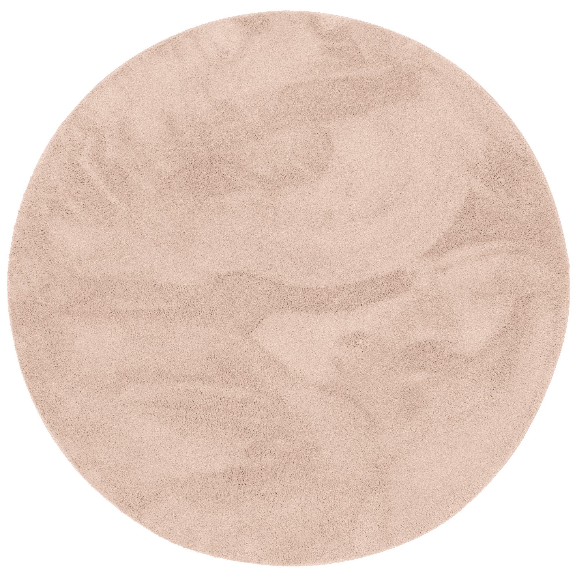 Pergamon Fellteppich Fellteppich Super Soft Pearl Rund, Rund, Höhe: 19 mm günstig online kaufen