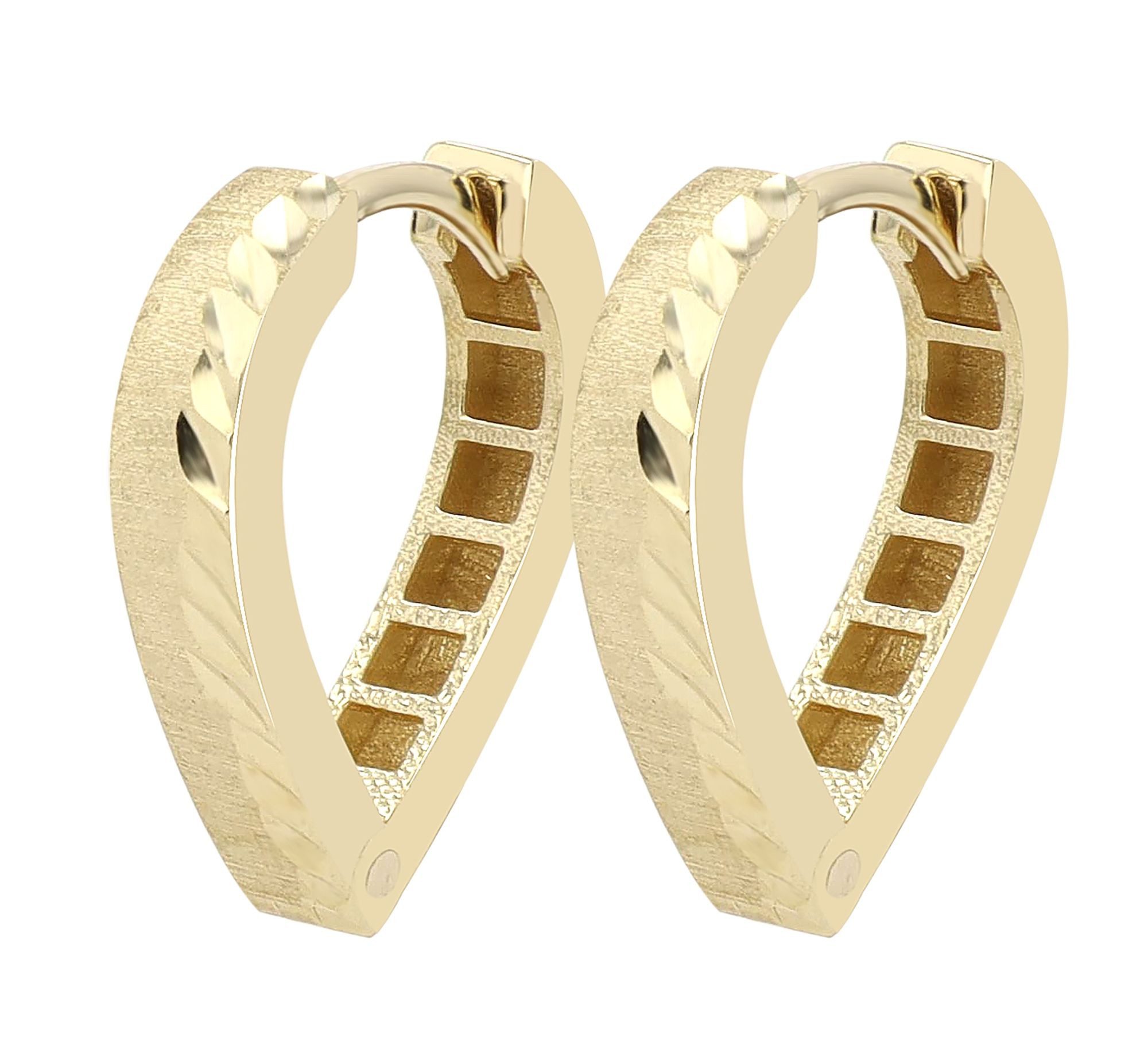 Adelia´s Klappcreolen Damen Ohrringe – Klappcreole aus 333 Gold, Eine schöne Geschenkidee für jeden Anlass