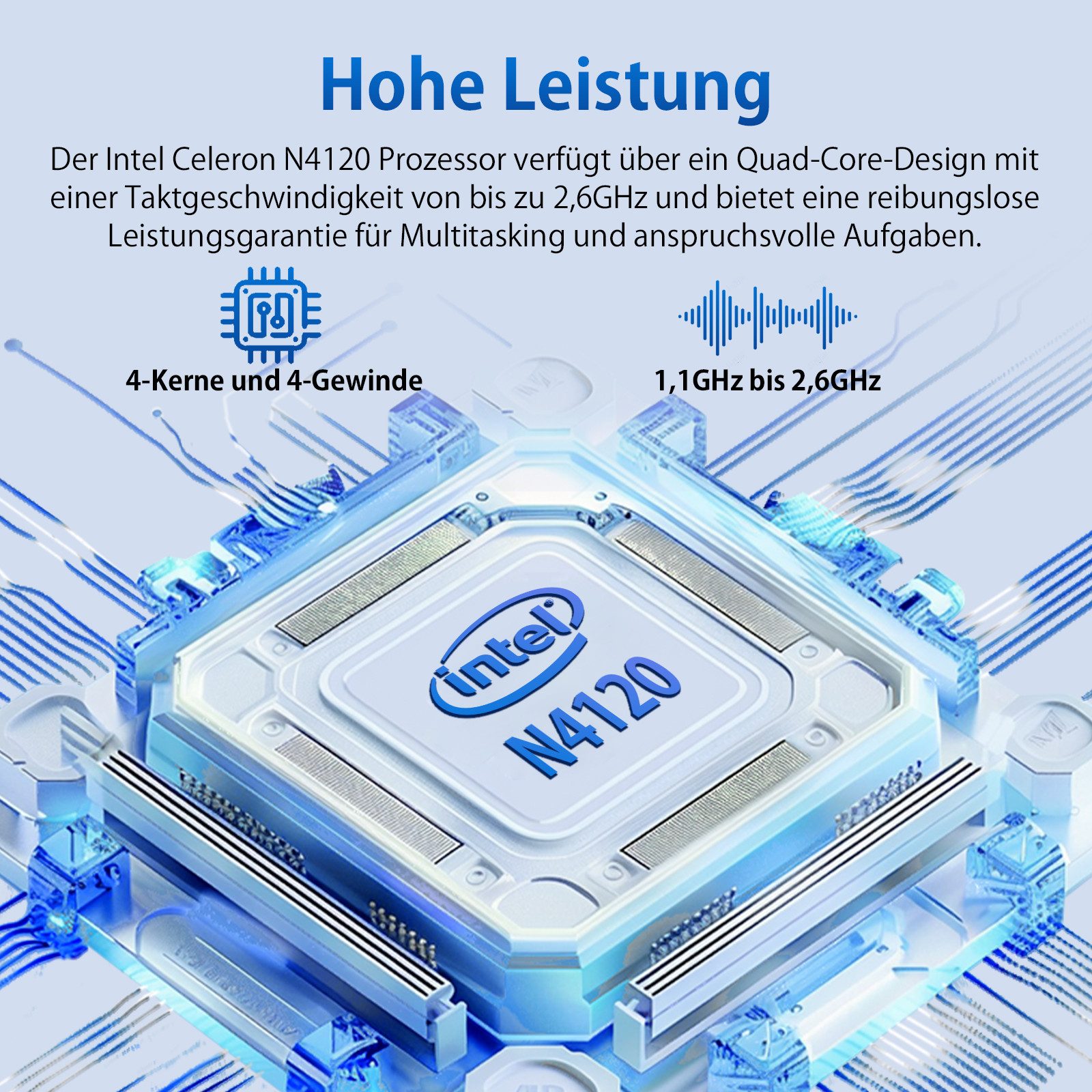 LONGEVINCE 14 Zoll Laptop, 8 GB RAM, Ultrabook Notebook (Intel, 238 GB SSD, 1920 x 1080 IPS, Celeron N4120, Windows 11)