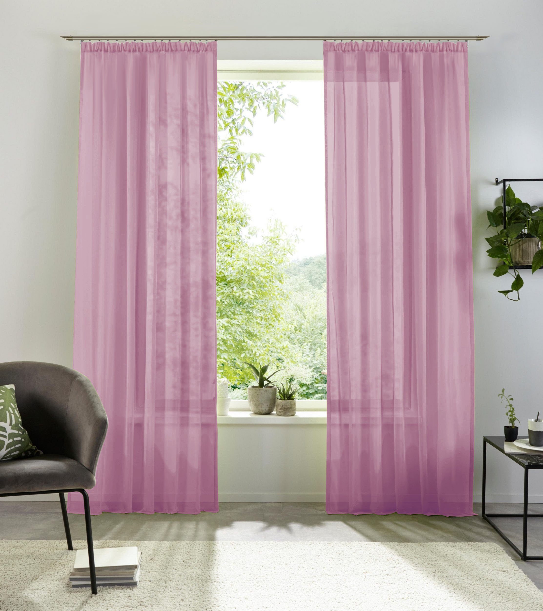my home Gardine XANA mit Ösen, günstig online kaufen
