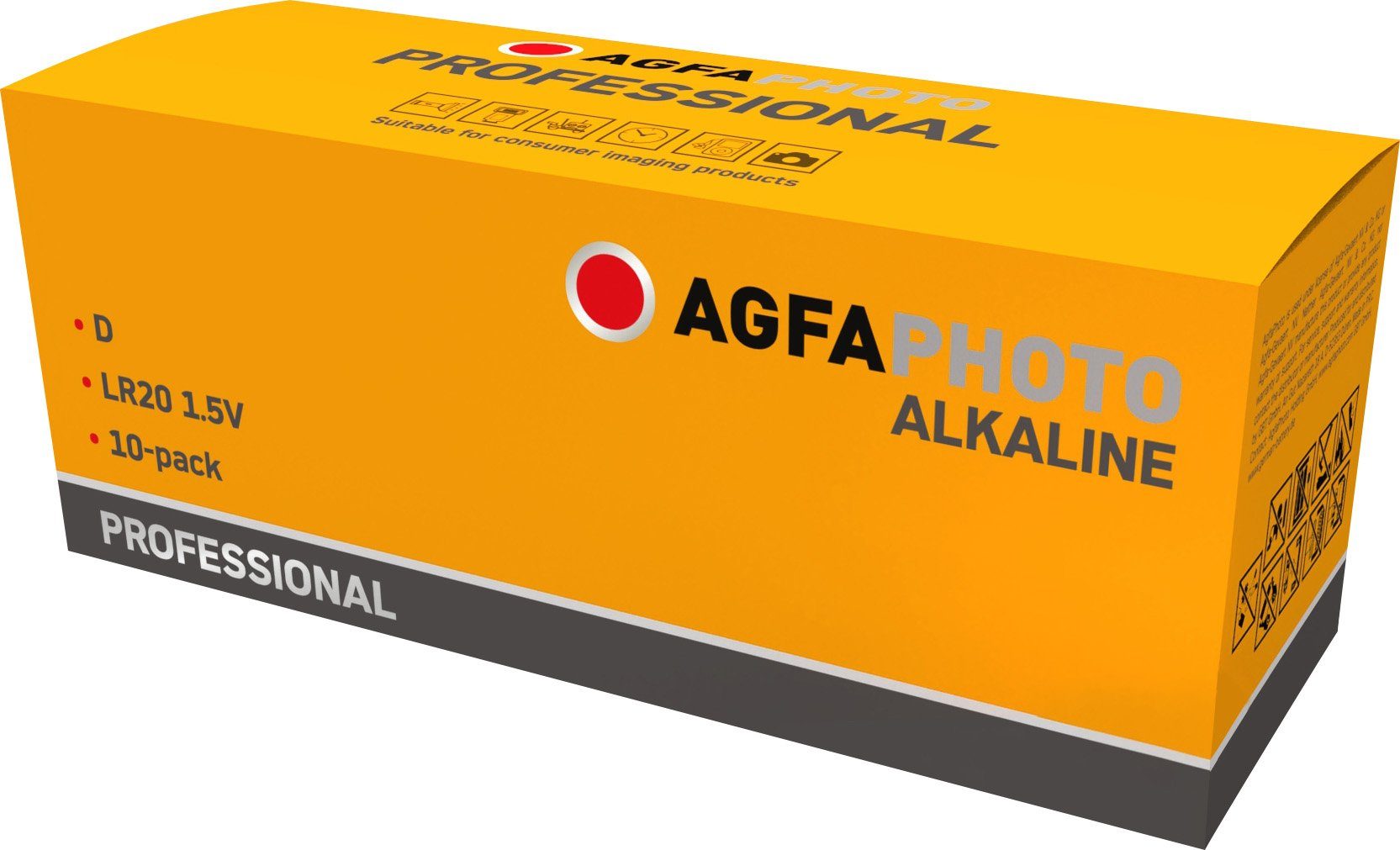 AgfaPhoto Agfaphoto Batterie Alkaline, Mono, D, LR20, 1.5V Professional, Retail Batterie