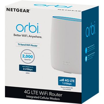 NETGEAR Orbi 4G LTE Tri-Band Router LBR20 WLAN-Router