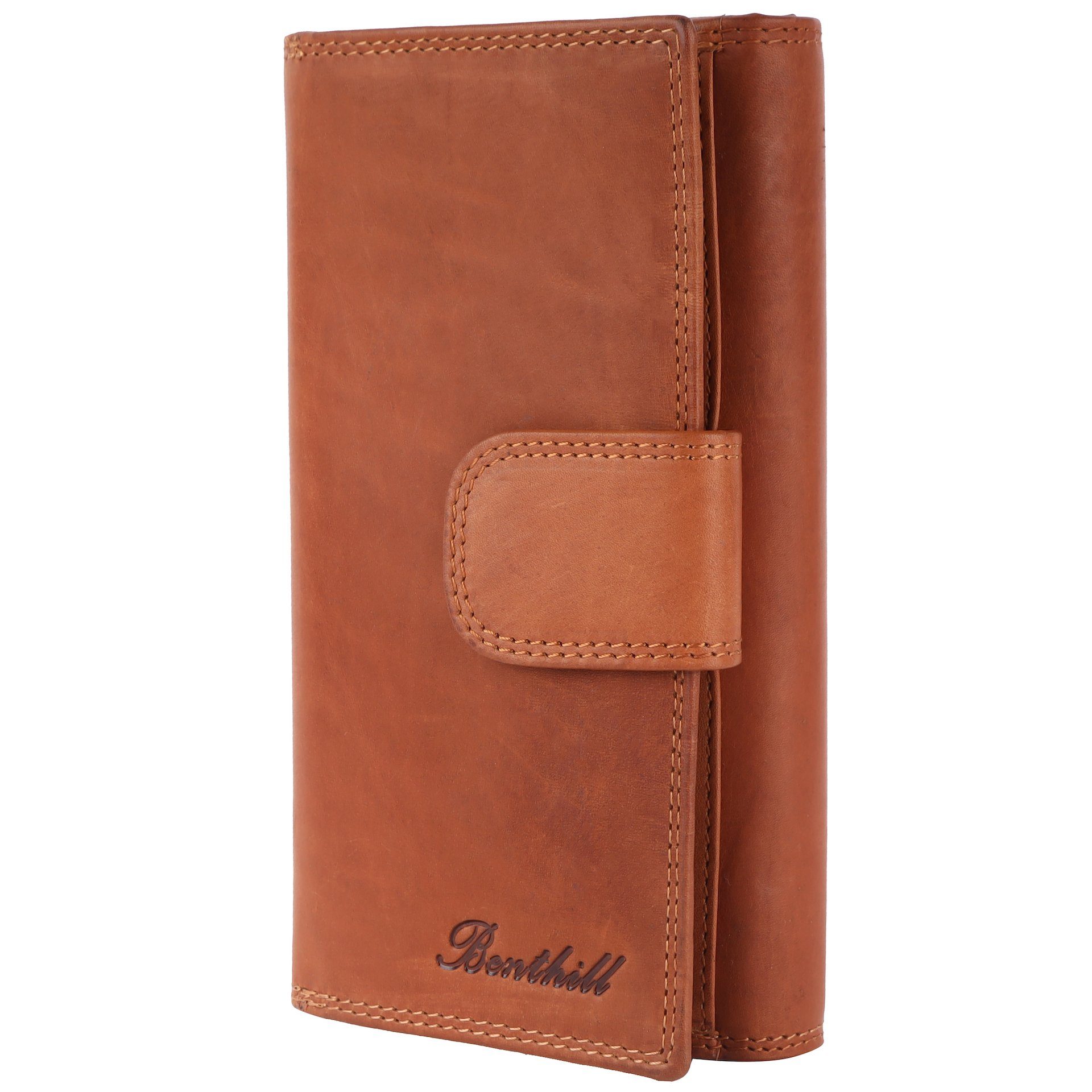 Benthill Geldbörse Damen Echt Leder Portemonnaie XXL RFID Vintage Geldbeute günstig online kaufen