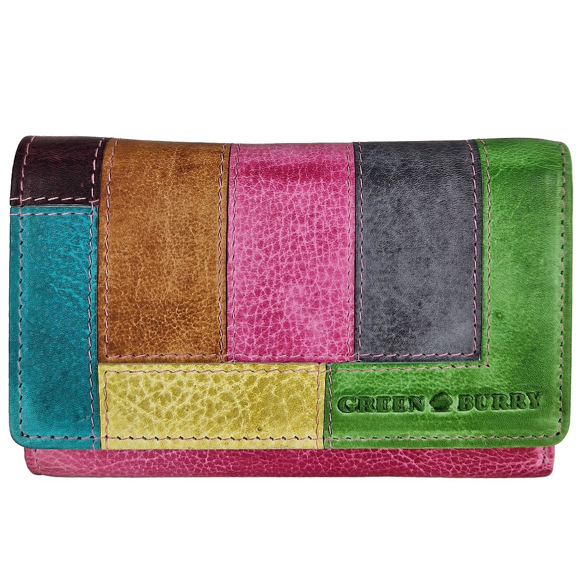 Greenburry Geldbörse Candy Shop bunte Damen Leder Geldbörse Portmonee 864-7 günstig online kaufen