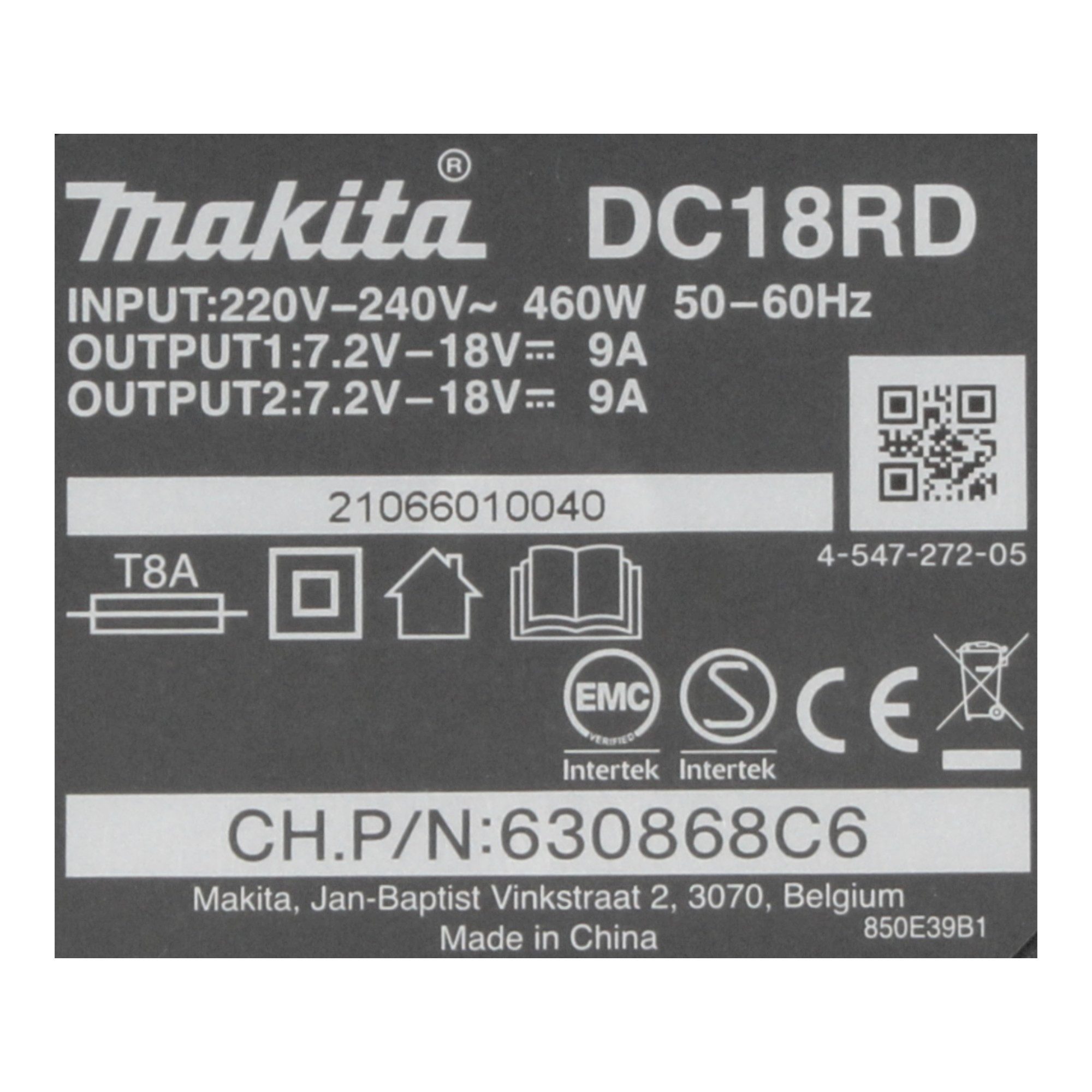 Makita DC18RD Akku-Ladestation (Solo, ohne Akku) – Bild 4 von 4
