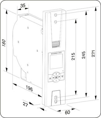 Smart-Home-Gurtwickler RolloTron Comfort DuoFern Plus 1805-UW, Gurtbreite 23 mm, Sendefrequenz: 434,5 MHz