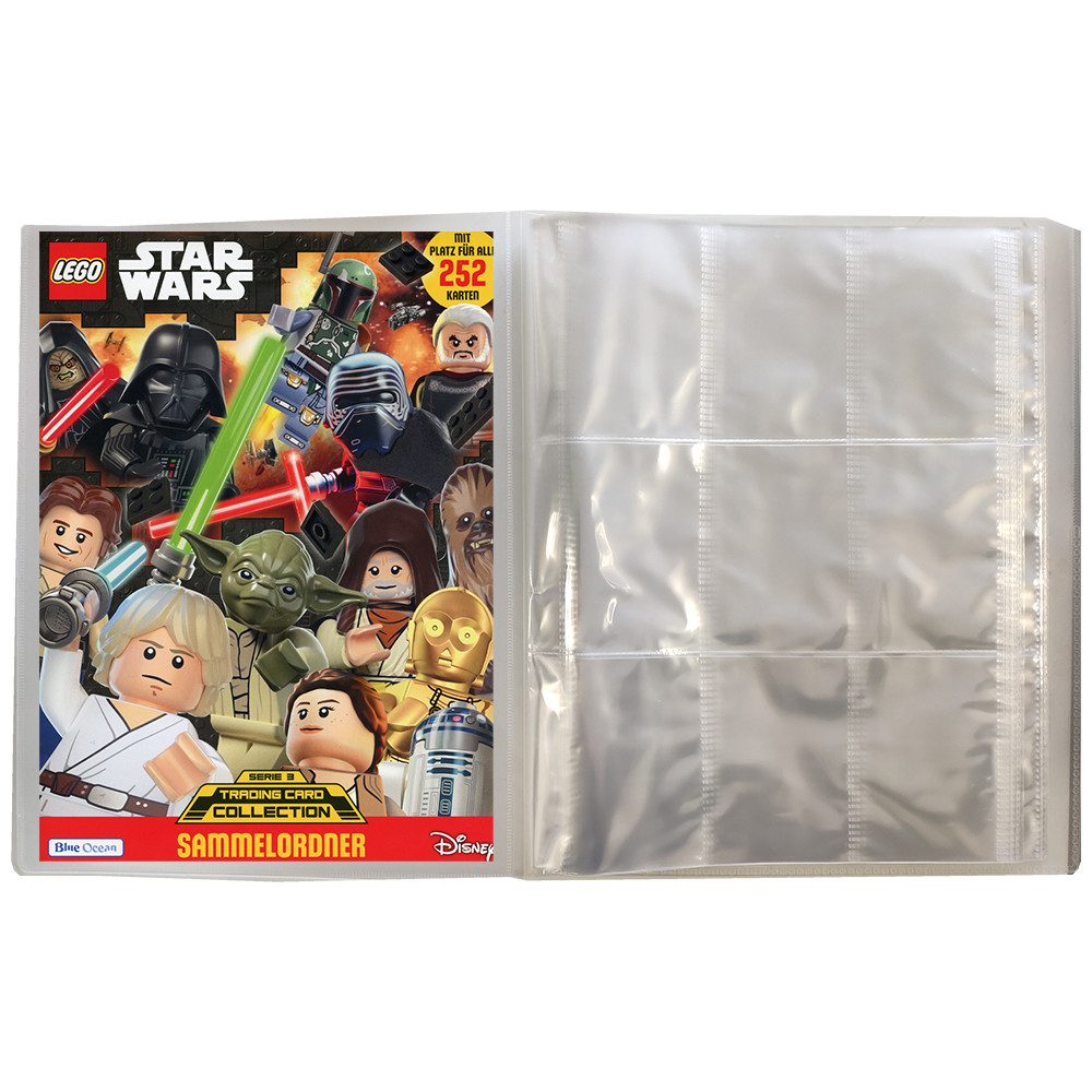 Star Wars Sammelkarte LEGO Star Wars - Serie 3 Trading Cards - 1 Leere Sammelmappe