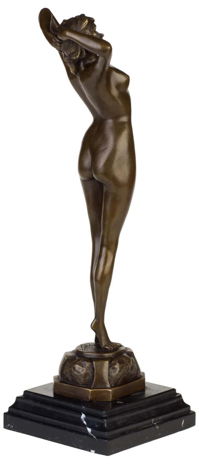 Erotik Statue Bronze 42c Bronzeskulptur im Antik-Stil Aubaho Kunst Figur Frau Skulptur