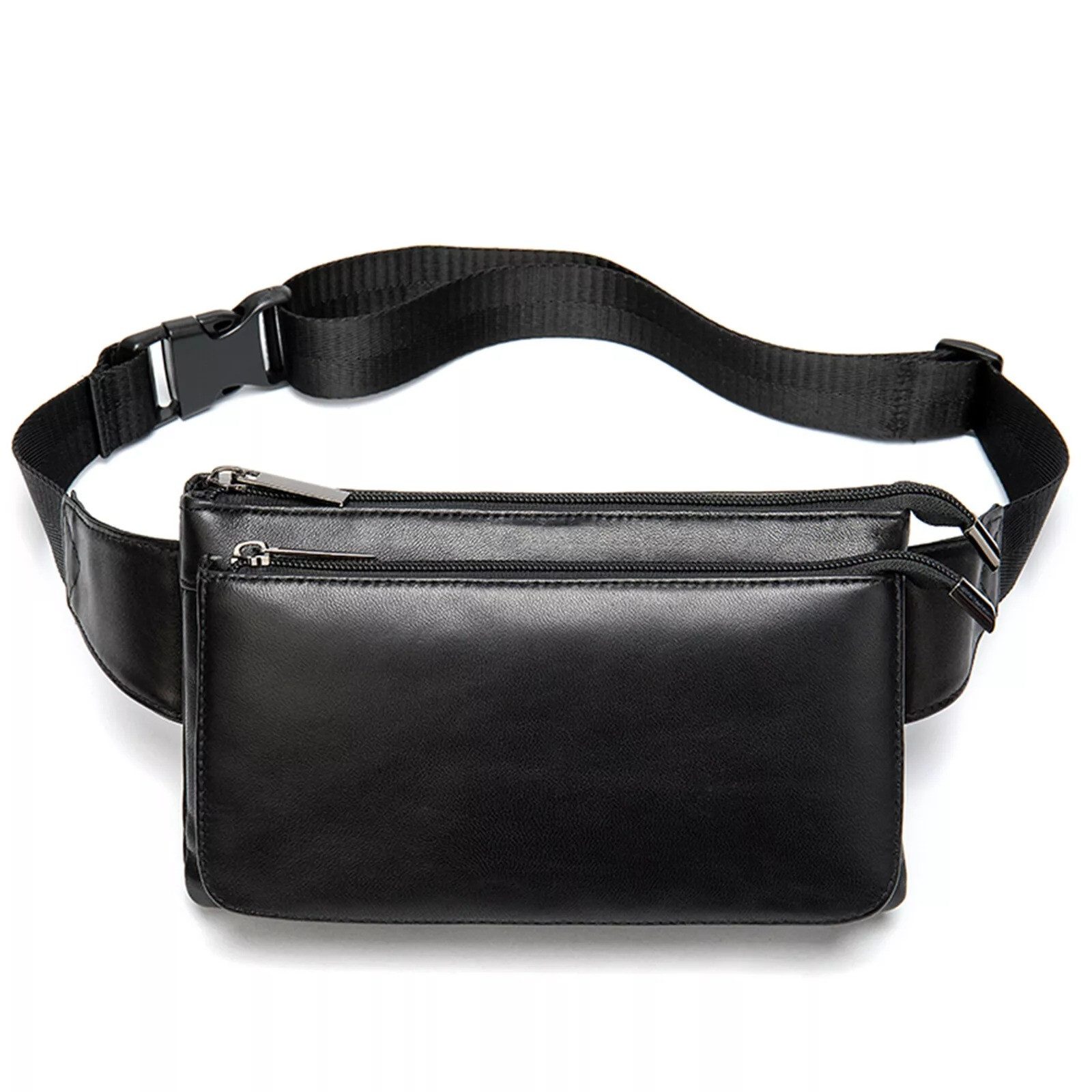 YUBRO-STUDIO Bauchtasche Herren Bauchtasche Leder Mehrere günstig online kaufen