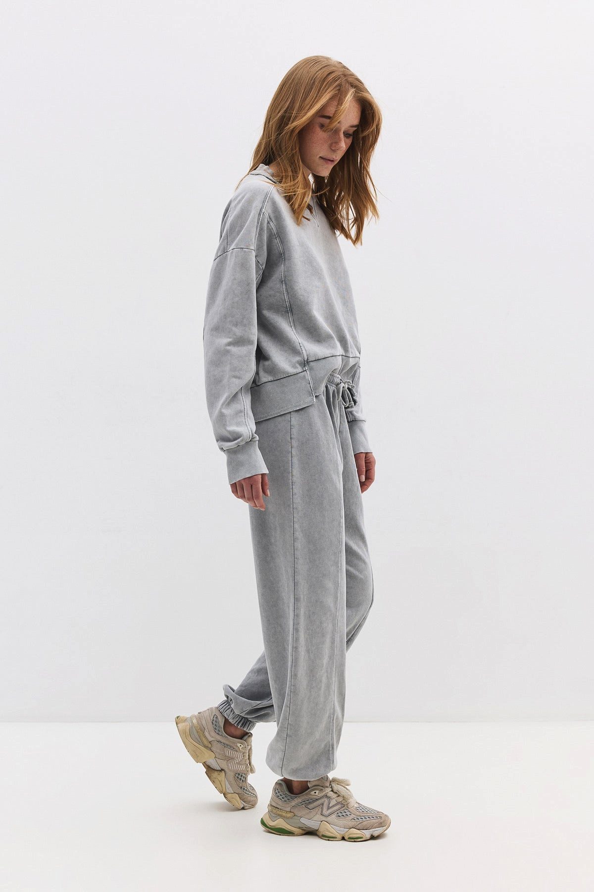 No Matter What Sweatponcho Baumwoll-Sweatpants mit Ballonmuster günstig online kaufen