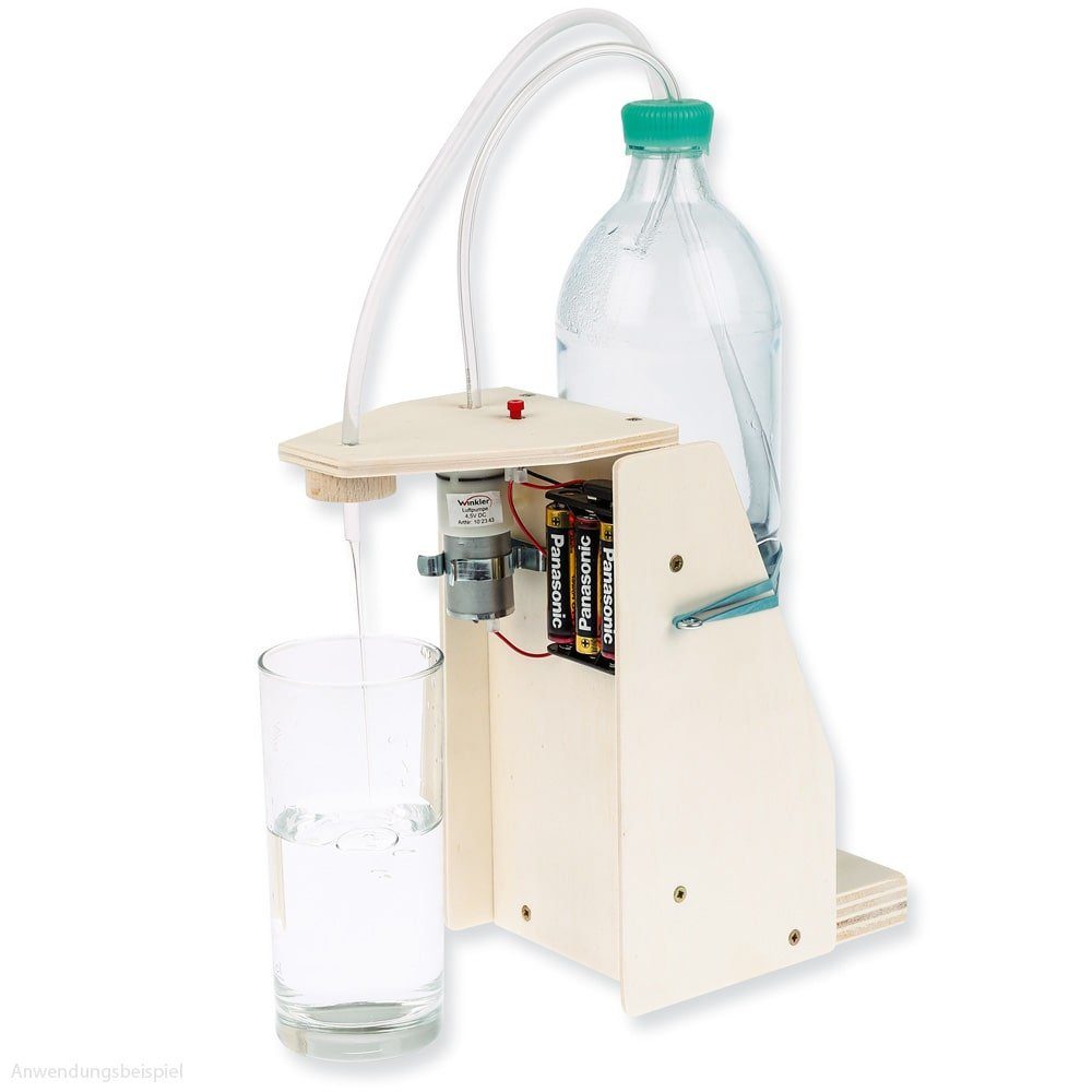 matches21 HOME & HOBBY Getränkespender Bausatz f Kinder ab 11 J Holzbaukasten