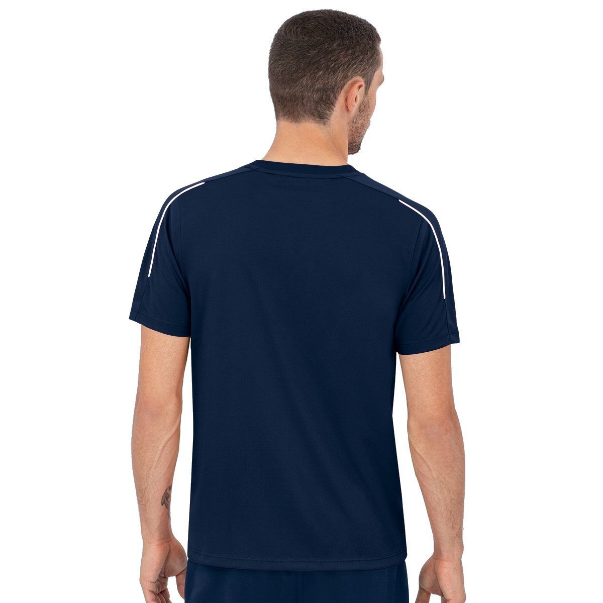 Jako T-Shirt Classico (100% Polyester-Jacquard) marineblau Herren