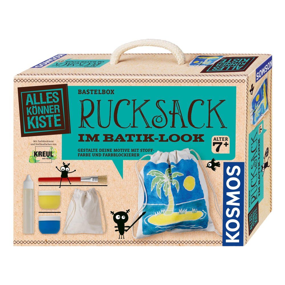 Kosmos Kreativset AllesKönnerKiste Rucksack im Batik-Look, ab 7 Jahren