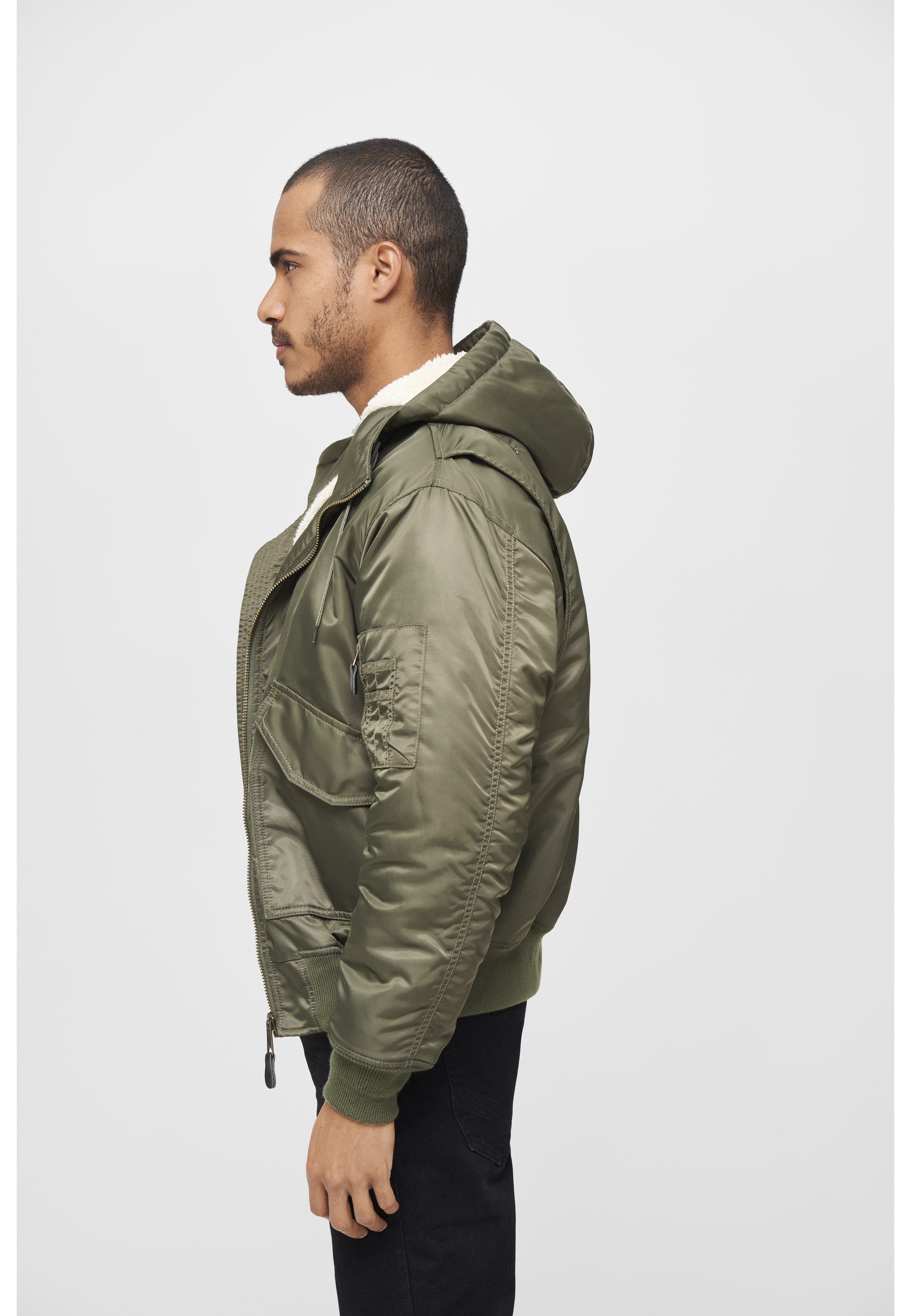 Brandit Bomberjacke Brandit Herren CWU Jacket hooded (1-St)