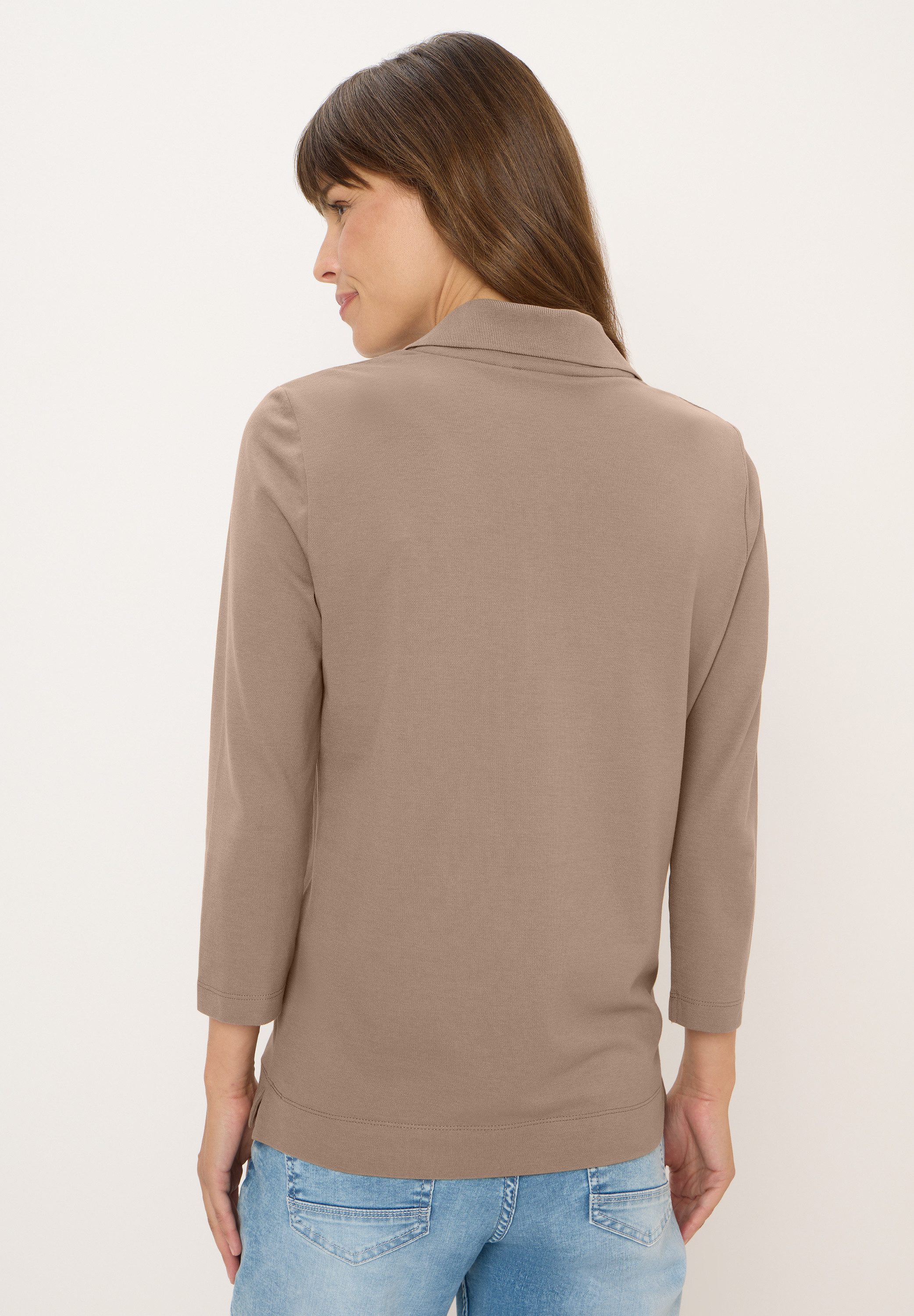 CECIL Poloshirt in Unifarbe günstig online kaufen