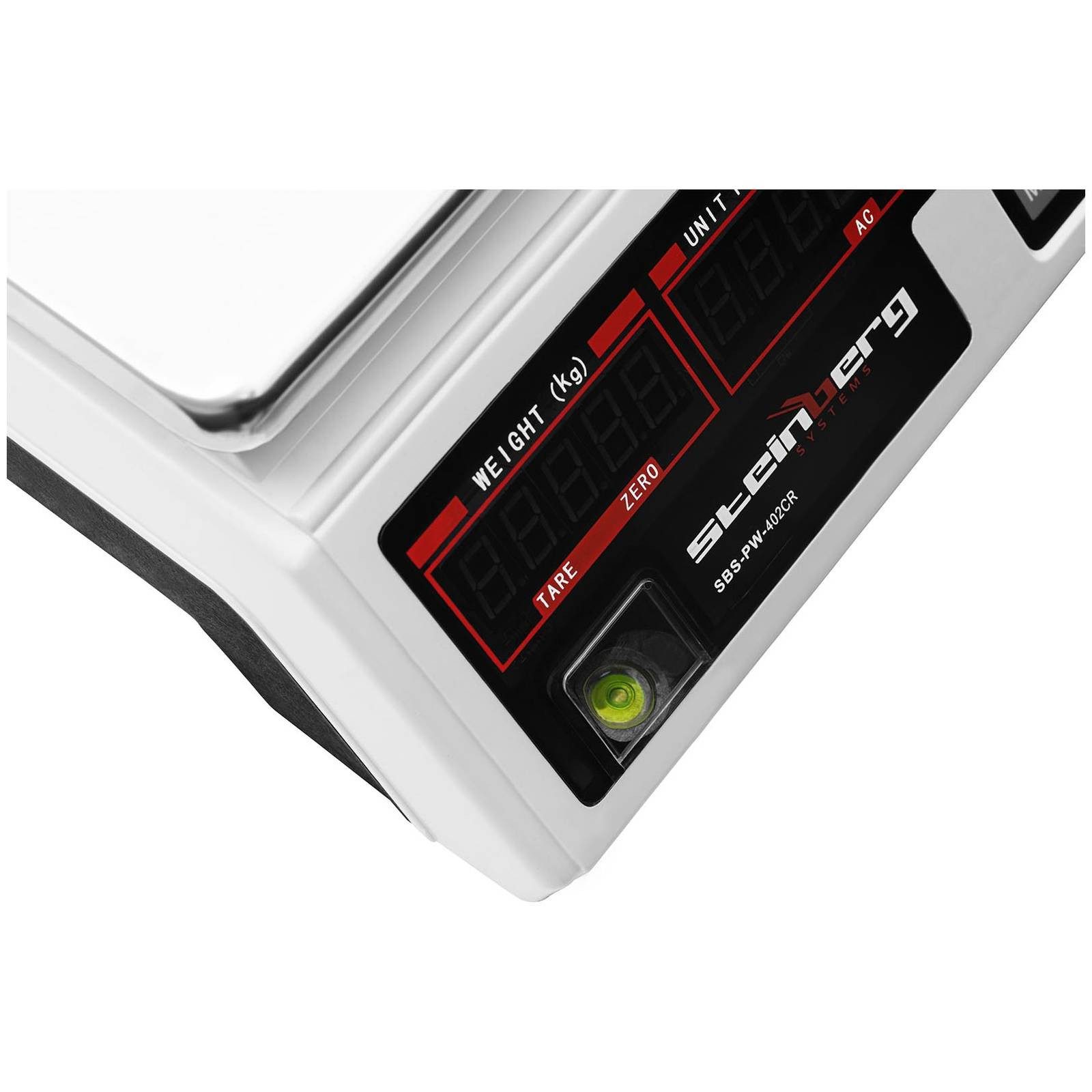 Steinberg Systems Präzisionswaage Kontrollwaage 40 kg / 2 g Ladenwaage Marktwaage 6 LED Preiswaage – Bild 5 von 5