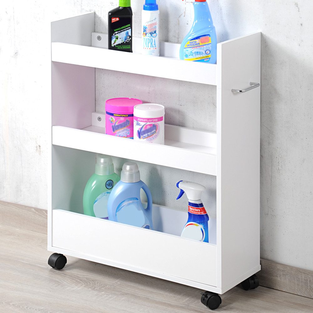 KESPER® Küchenwagen Nischenregal, weiß, FSC