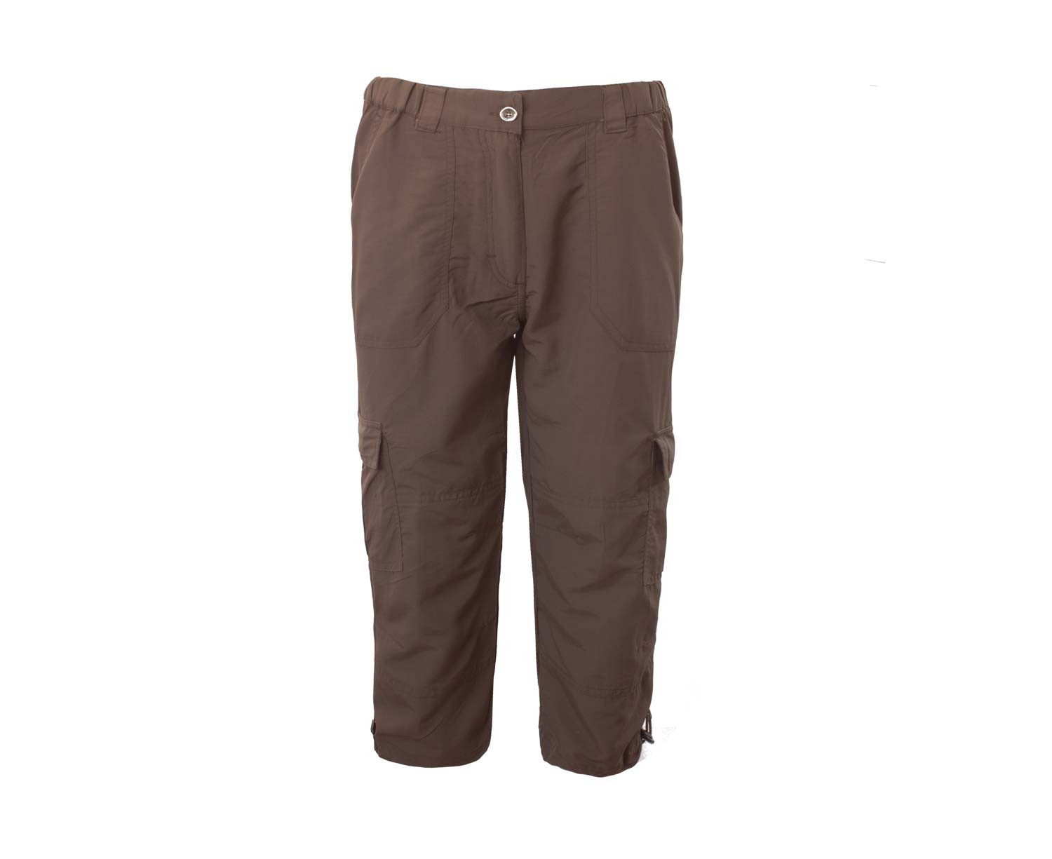 Trekkinghose Crivit Damen Trekkingbermuda Shorts Bermudas Braun S 36/38