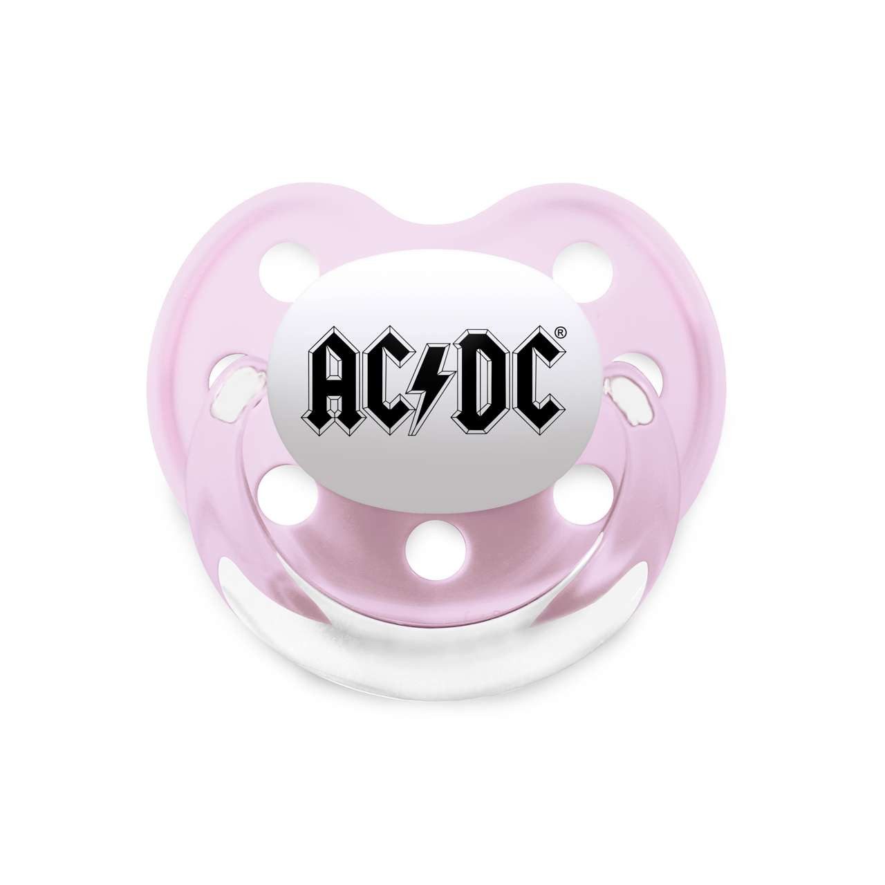 Metal Kids Schnuller mit AC/DC (Logo) Aufdruck für Babys, BPA frei