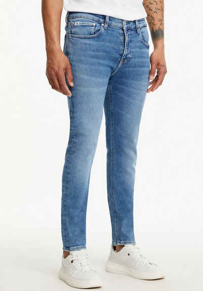 Calvin Klein Jeans Skinny-fit-Jeans »SKINNY« mit Calvin Klein Leder-Badge