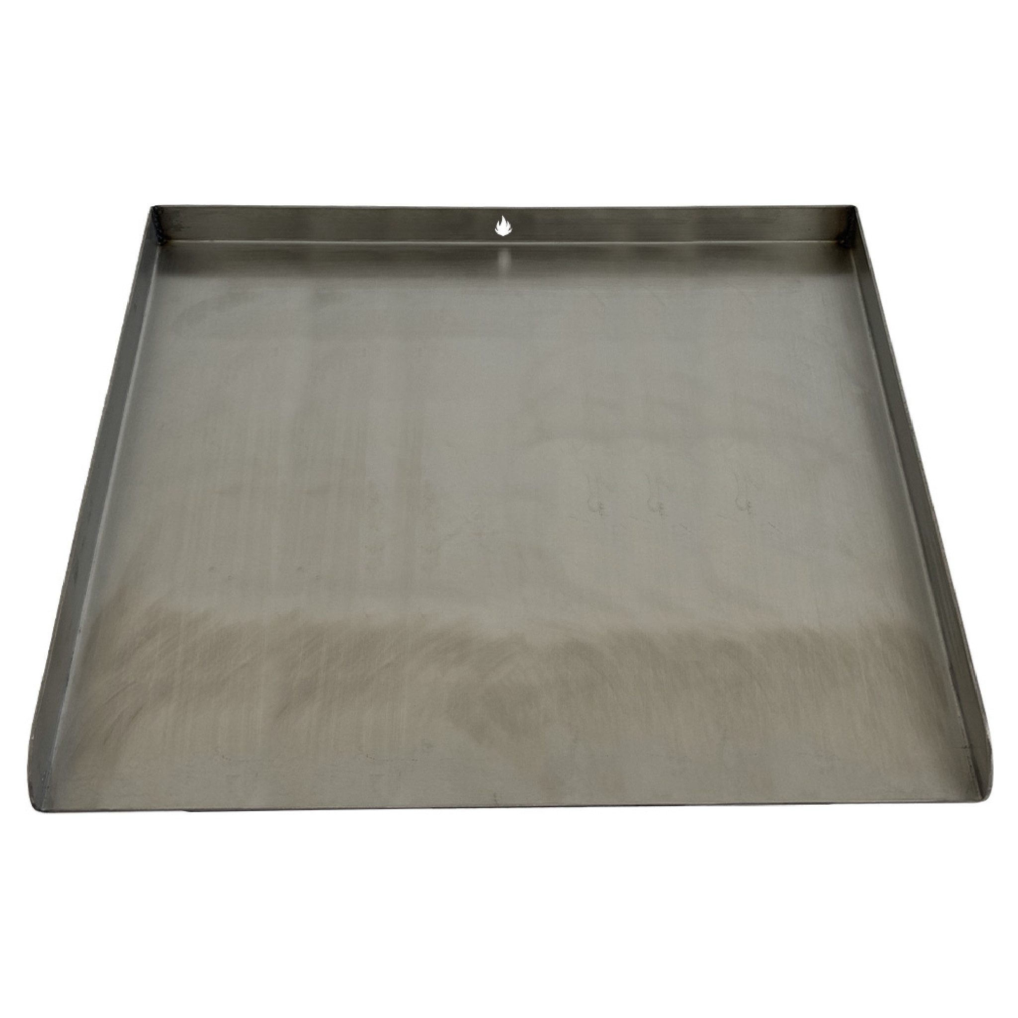 Feuerfest 123 GmbH Grillplatte Grillplatte Plancha Edelstahl 41 x 40 cm passend für Weber**