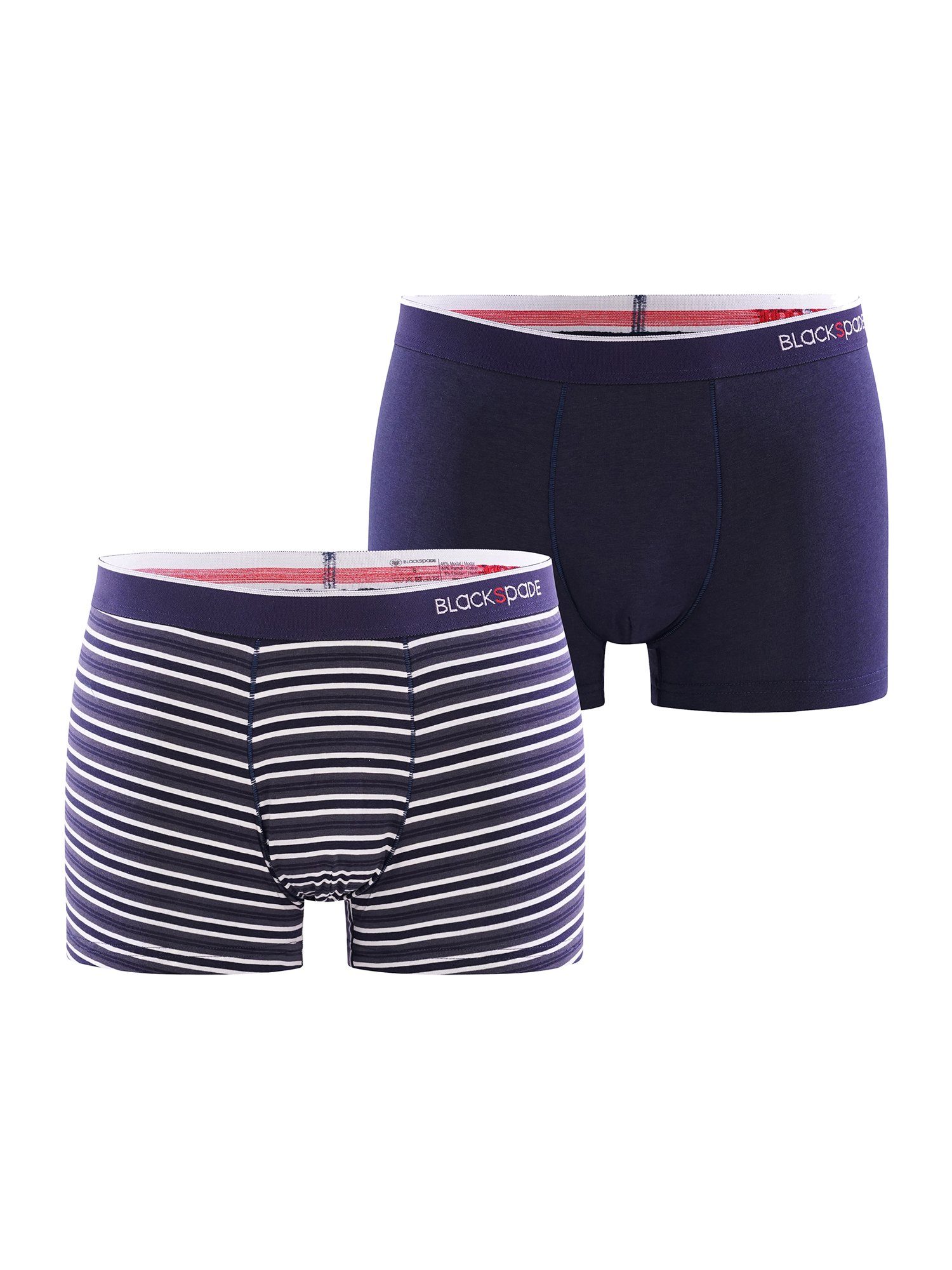 BlackSpade Retro Pants Stripes (2-St) navy Stripes, navy Solid