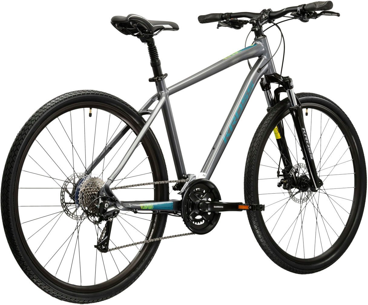 Kross Crossrad Evado 3.0, 16 Gang Shimano ACERA M3020 Schaltwerk, Kettenschaltung