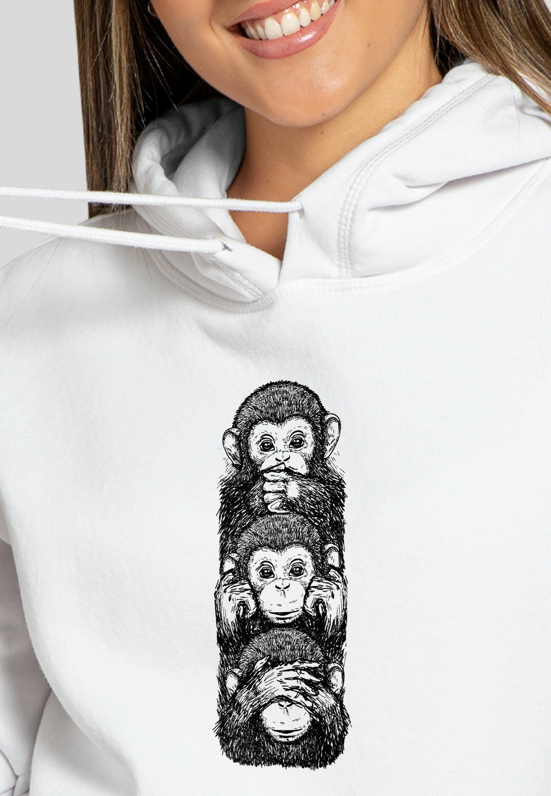 mamino Hoodie Threewise Monkey Fashion